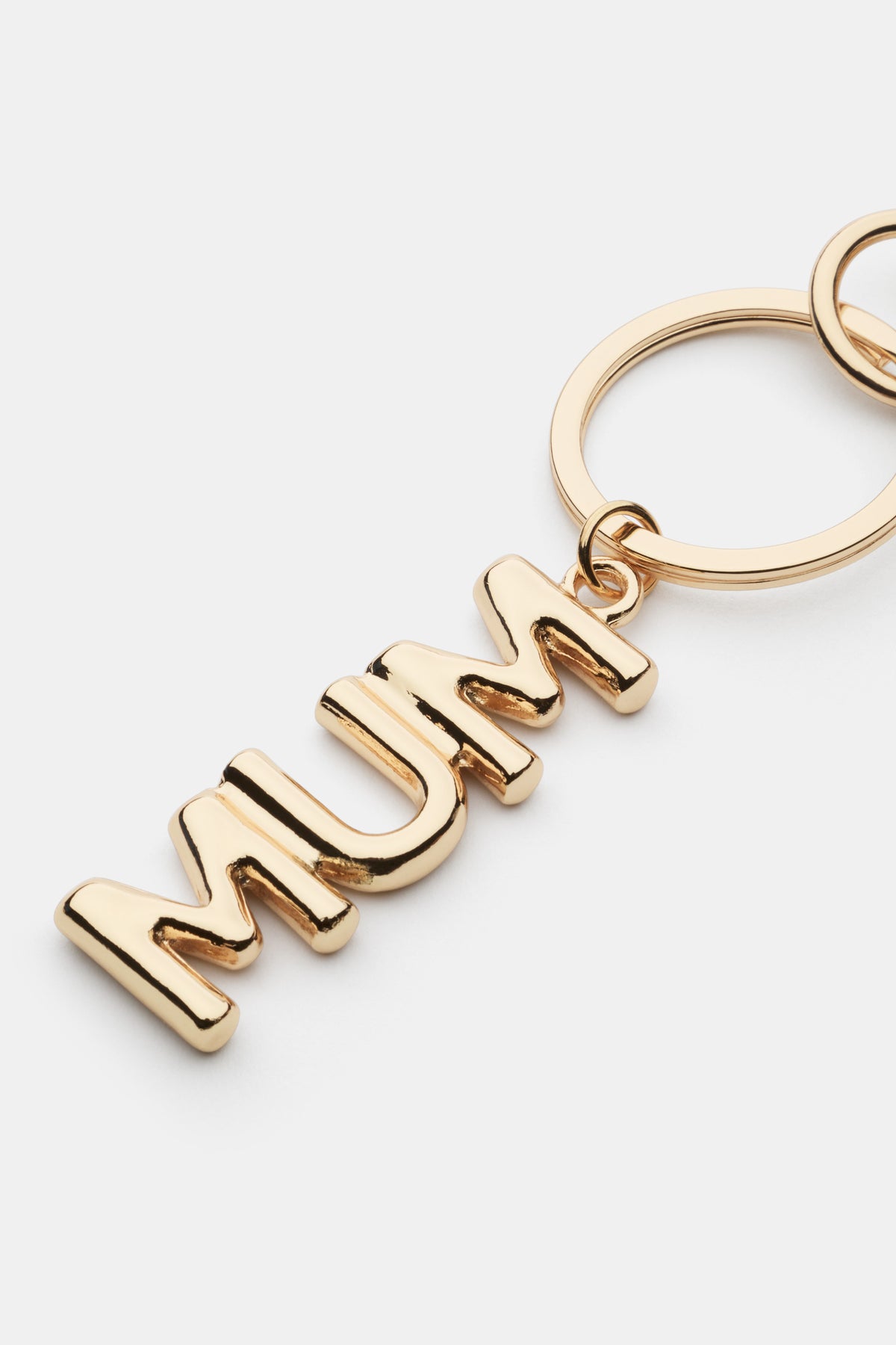 Gold Initial Keyring