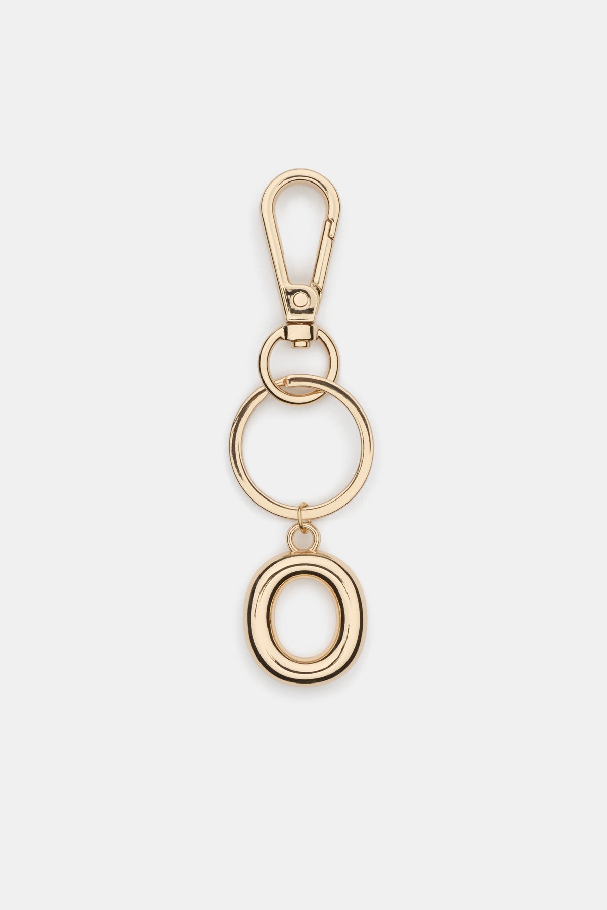 Gold Initial Keyring