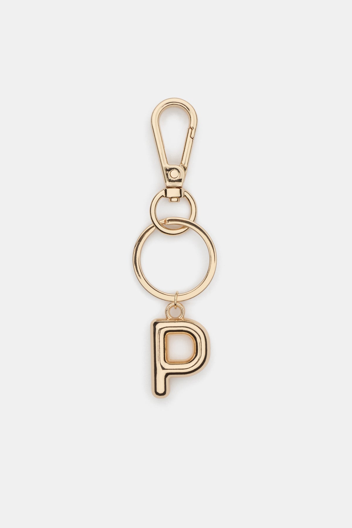Gold Initial Keyring