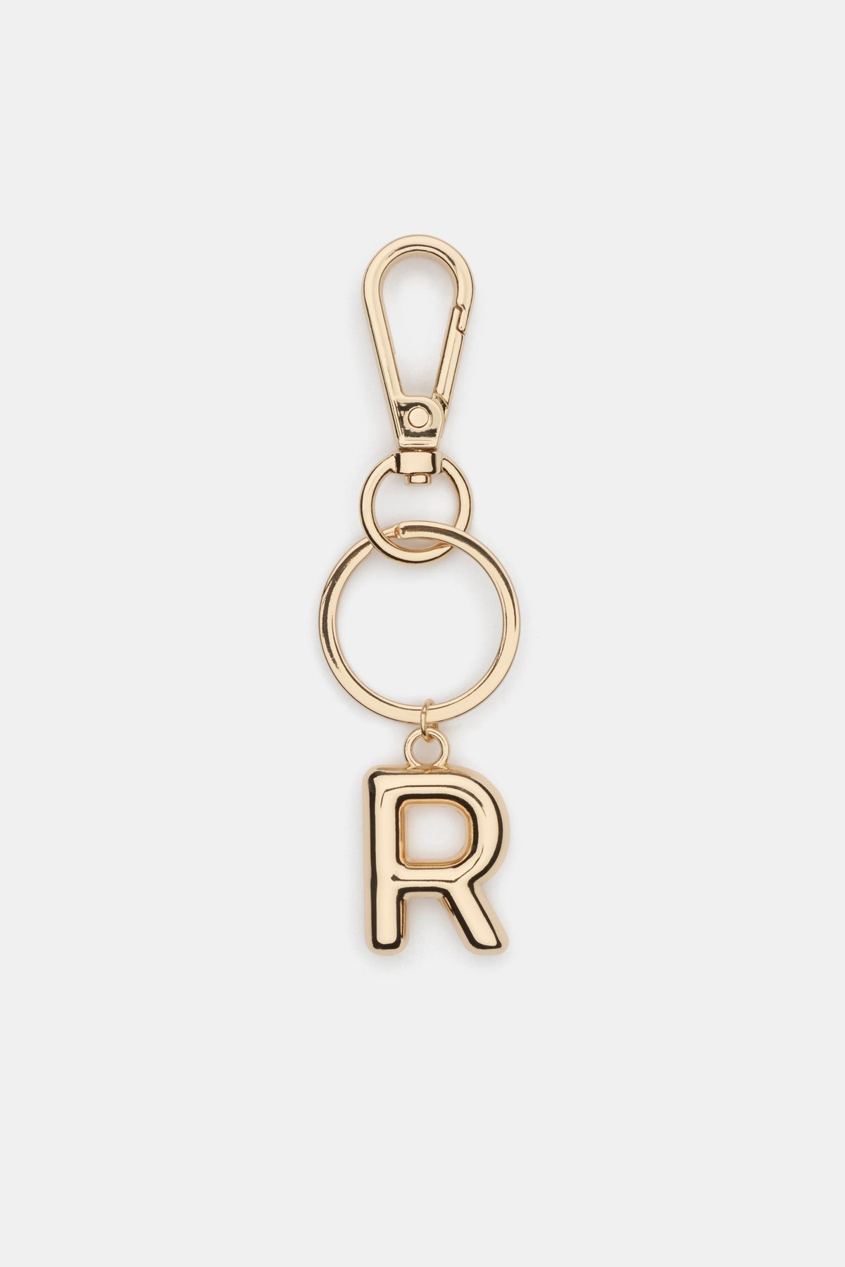 Gold Initial Keyring