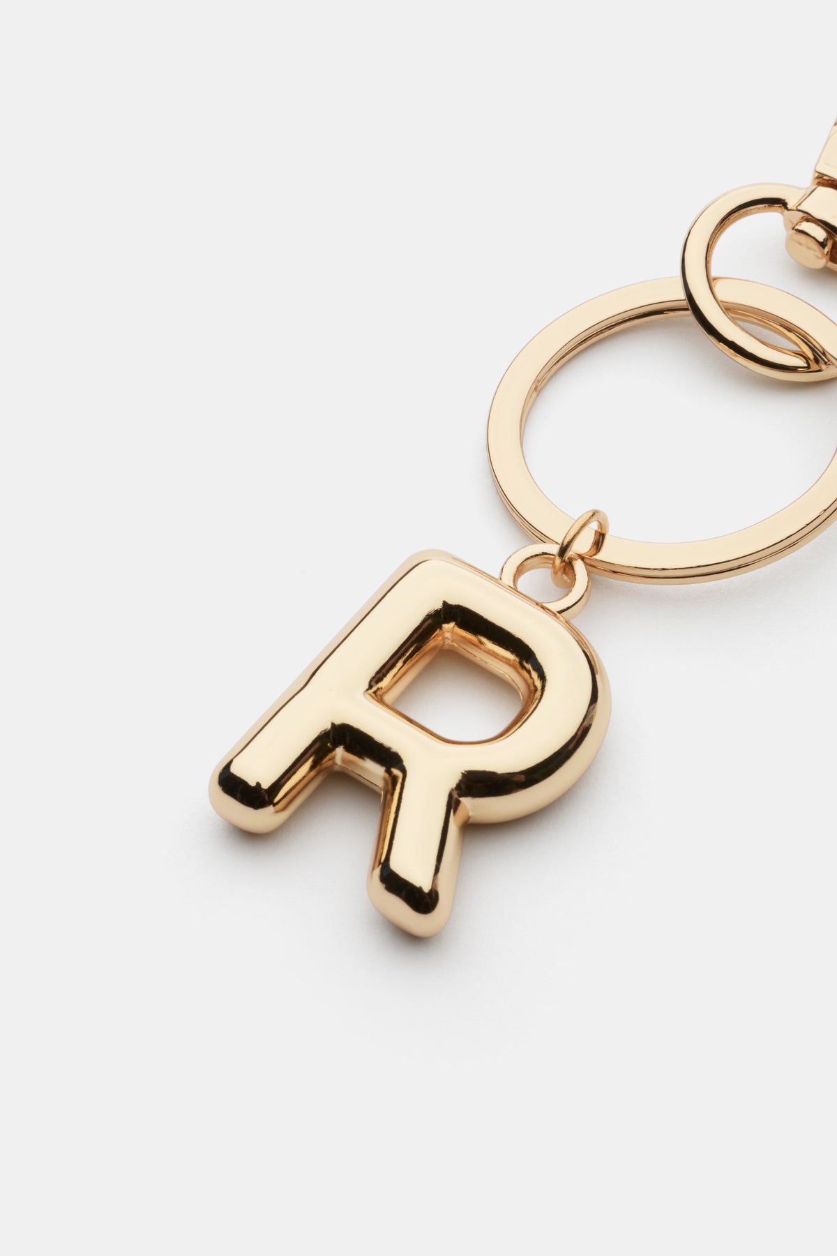 Gold Initial Keyring
