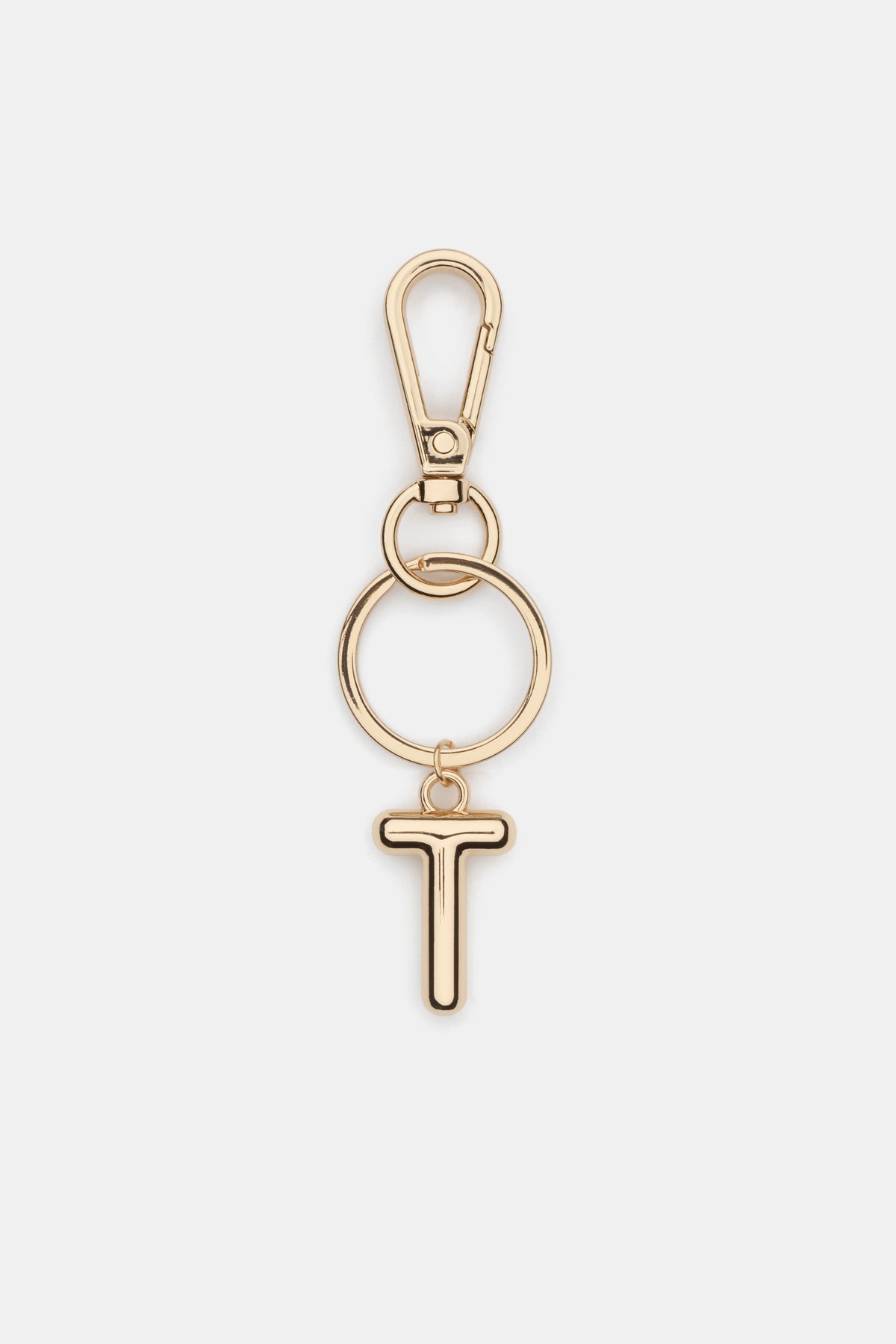 Gold Initial Keyring