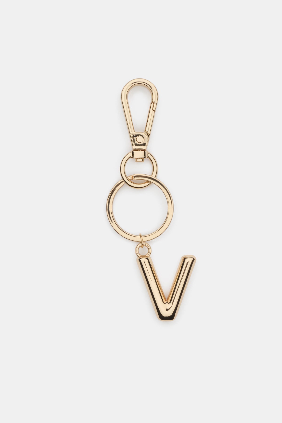 Gold Initial Keyring