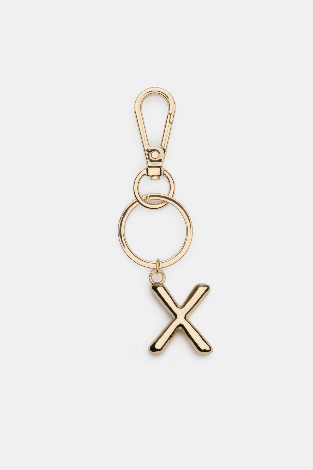 Gold Initial Keyring