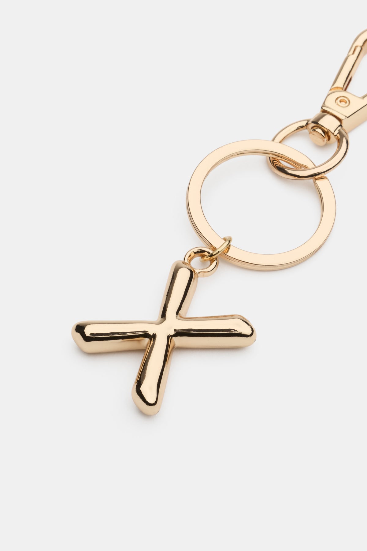Gold Initial Keyring
