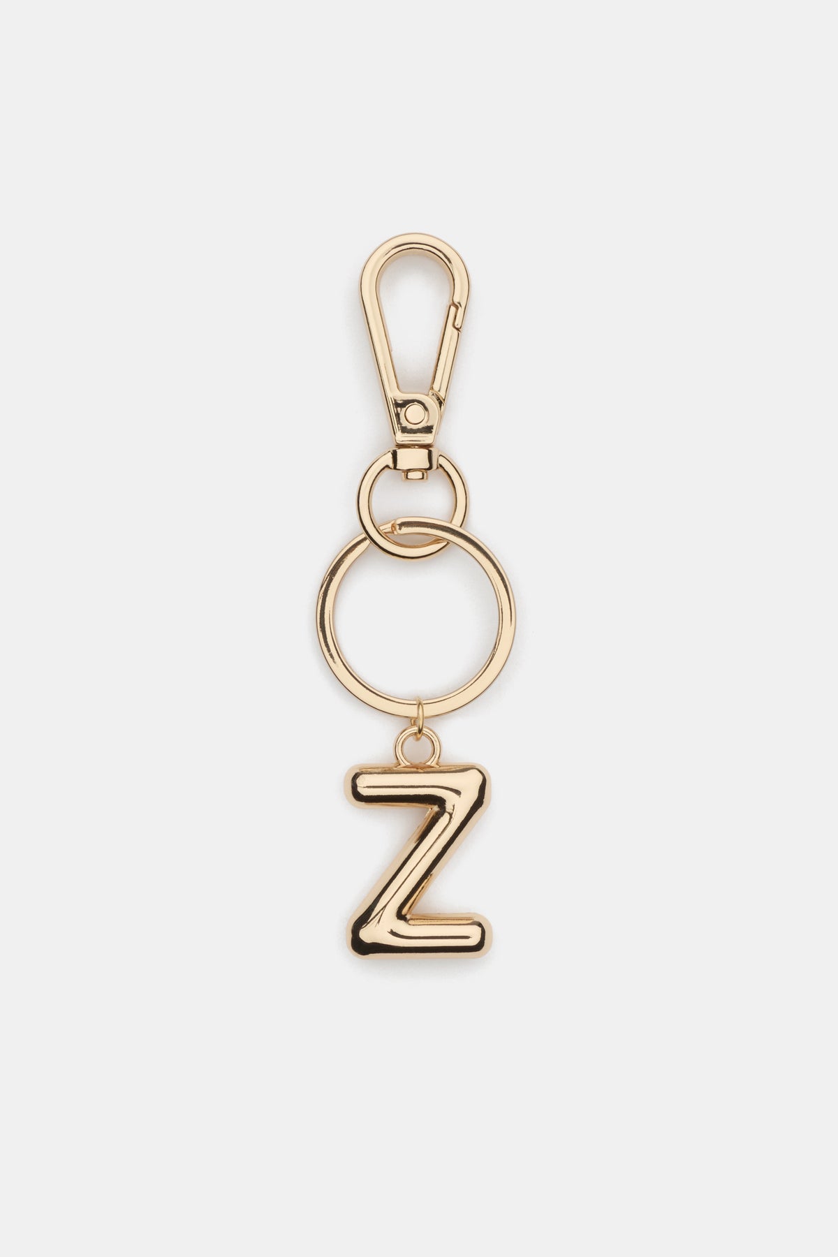 Gold Initial Keyring