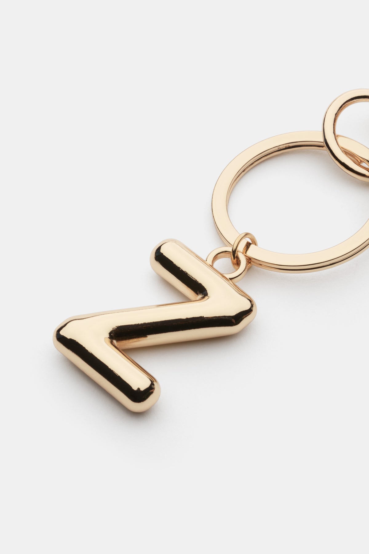 Gold Initial Keyring