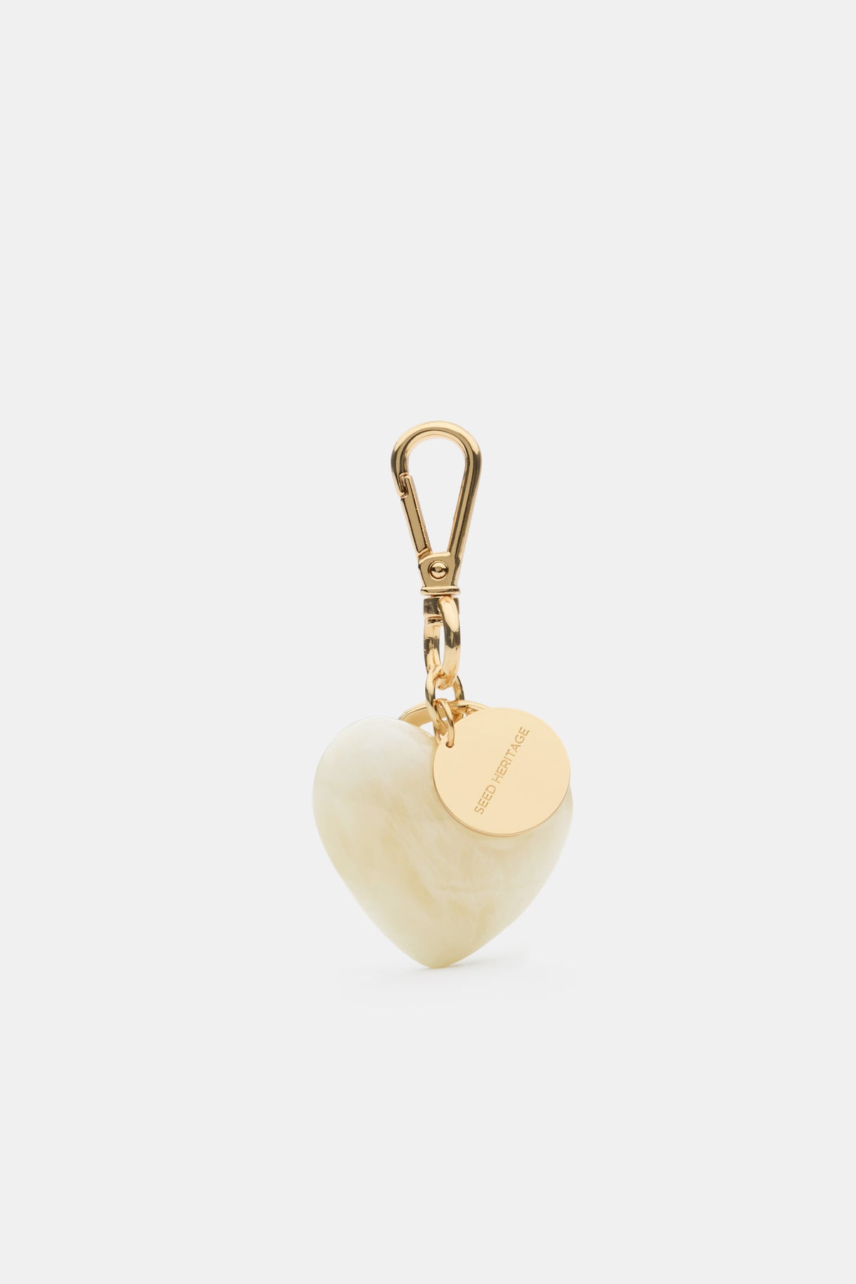 Resin Heart Keyring
