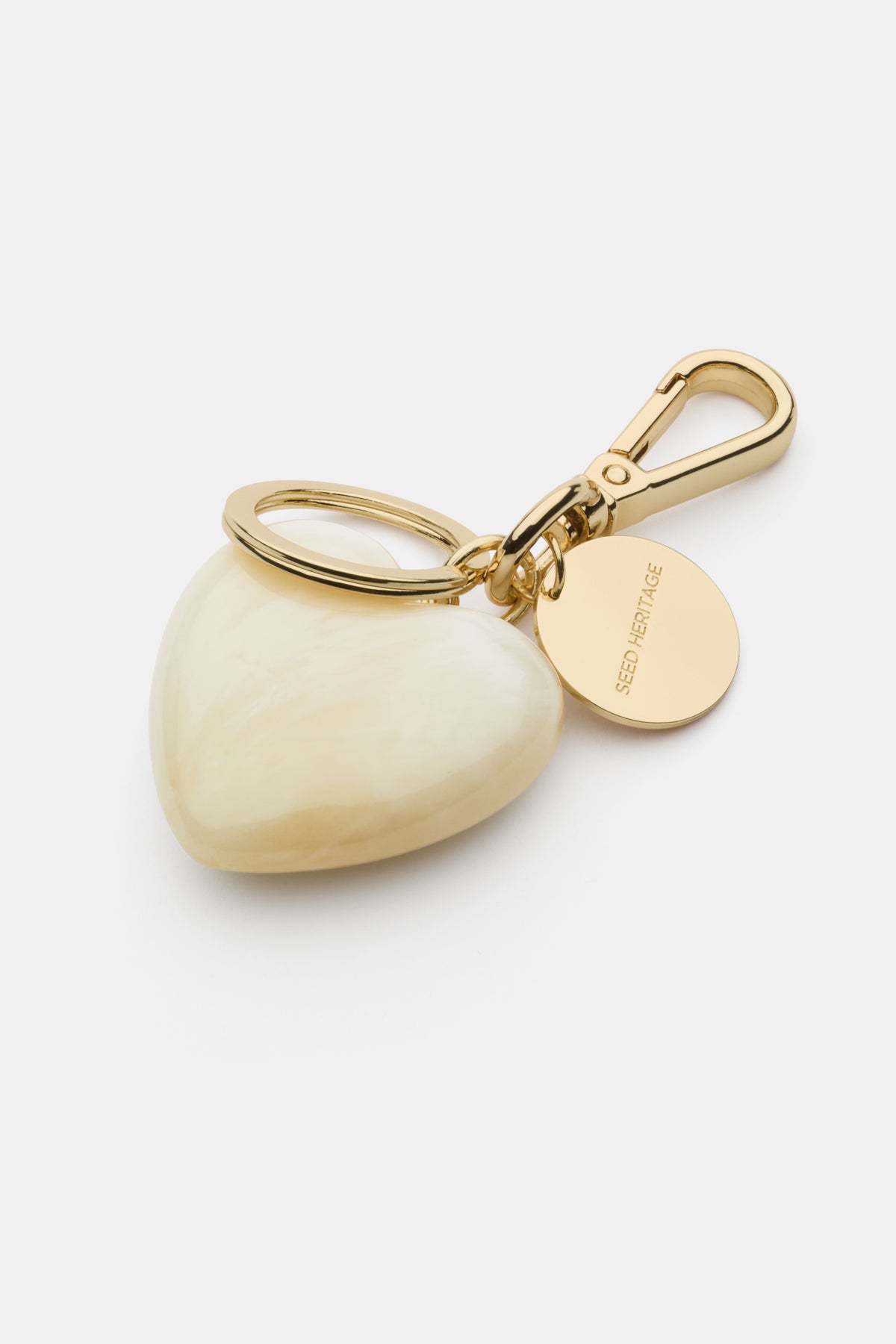 Resin Heart Keyring