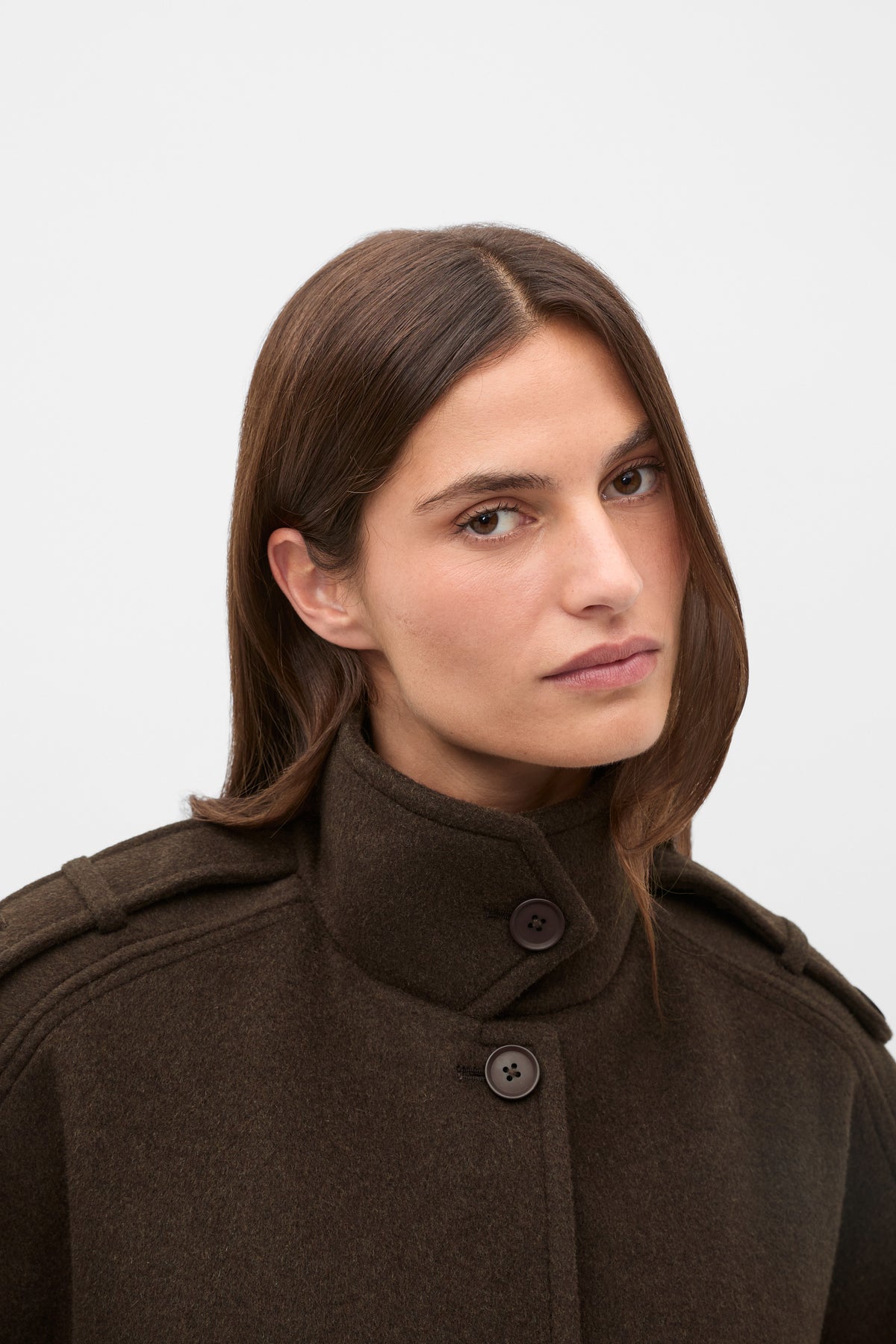 Wool Trench Cape
