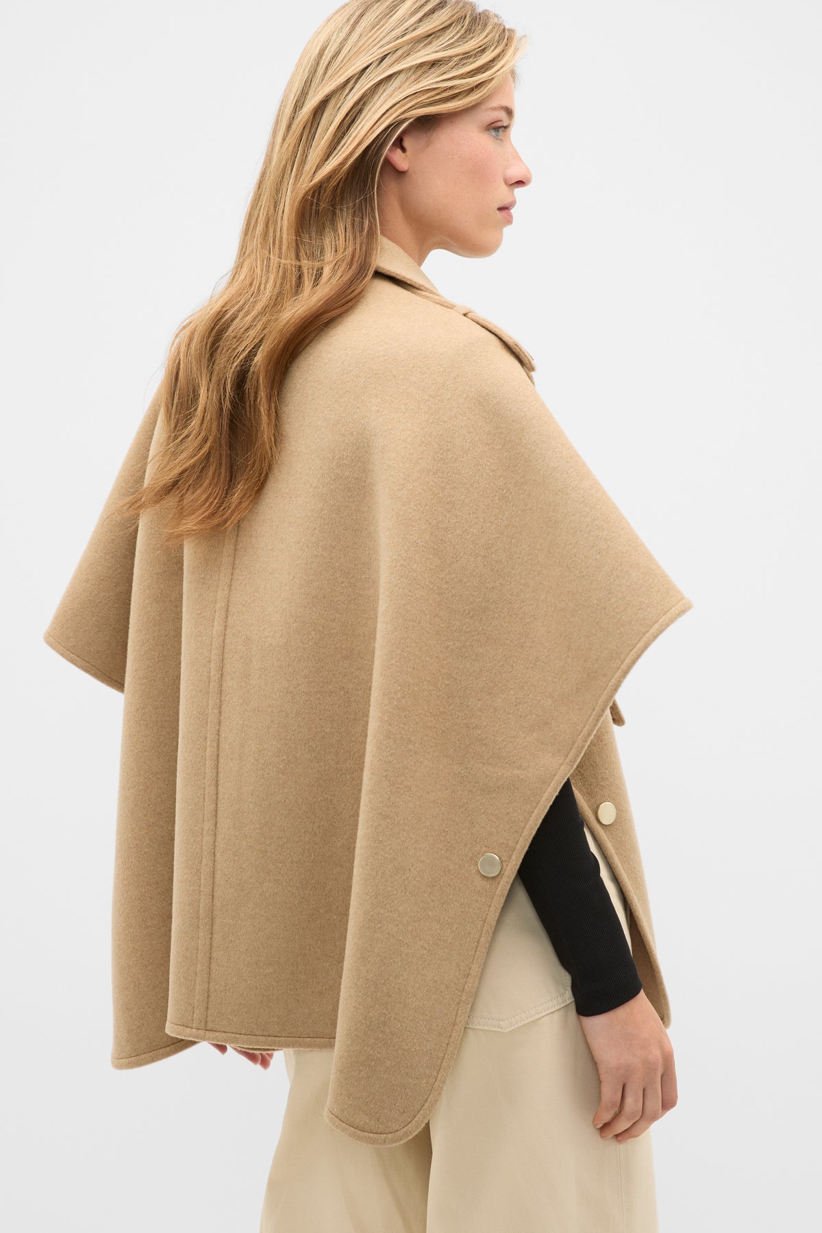 Wool Trench Cape