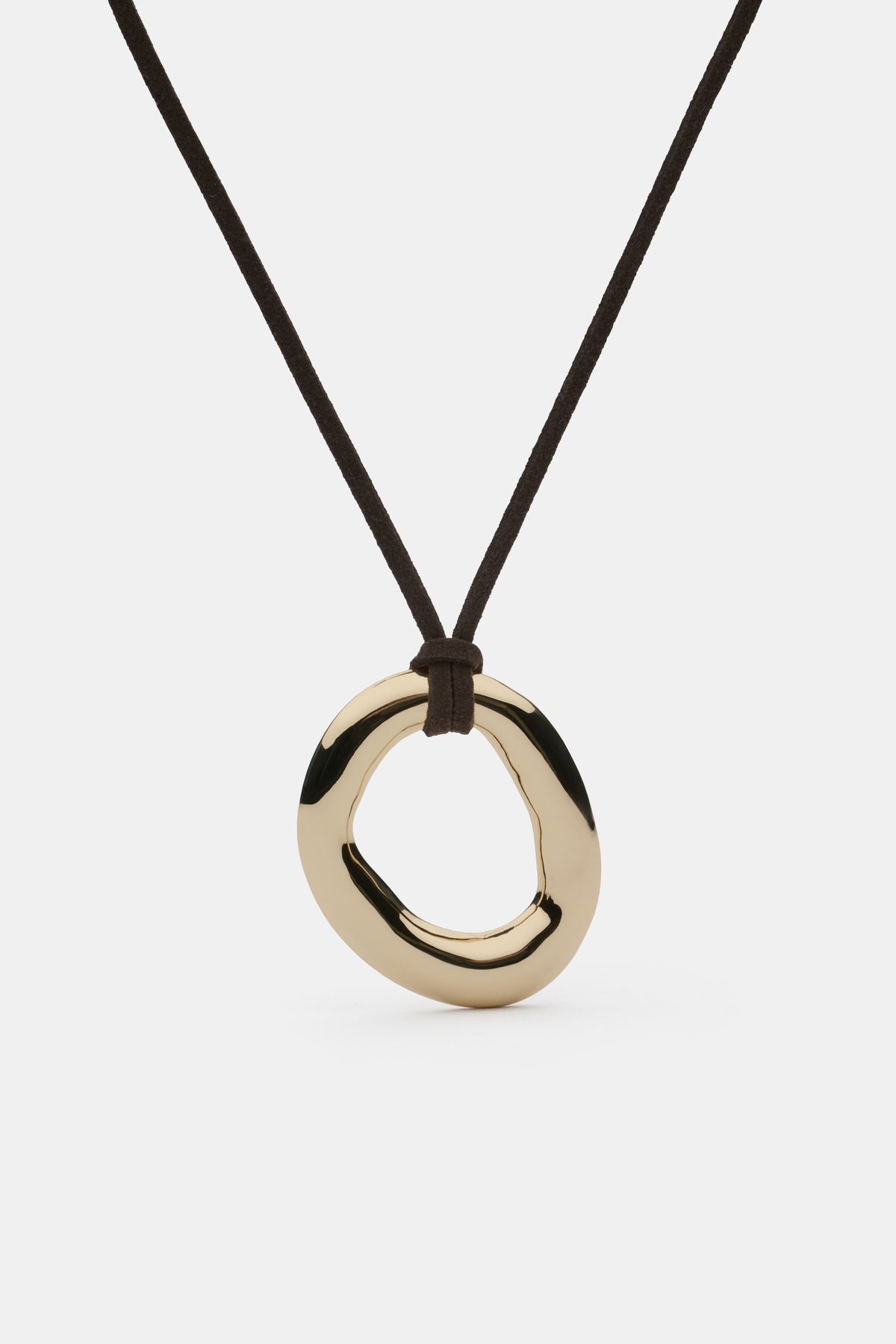 Adjustable Molten Pendant Necklace