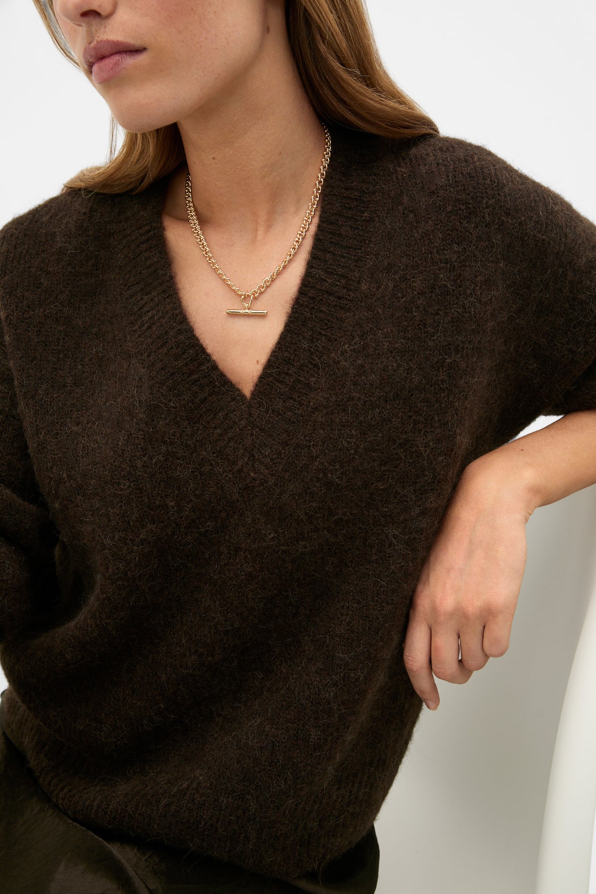 T Bar Pendant Necklace