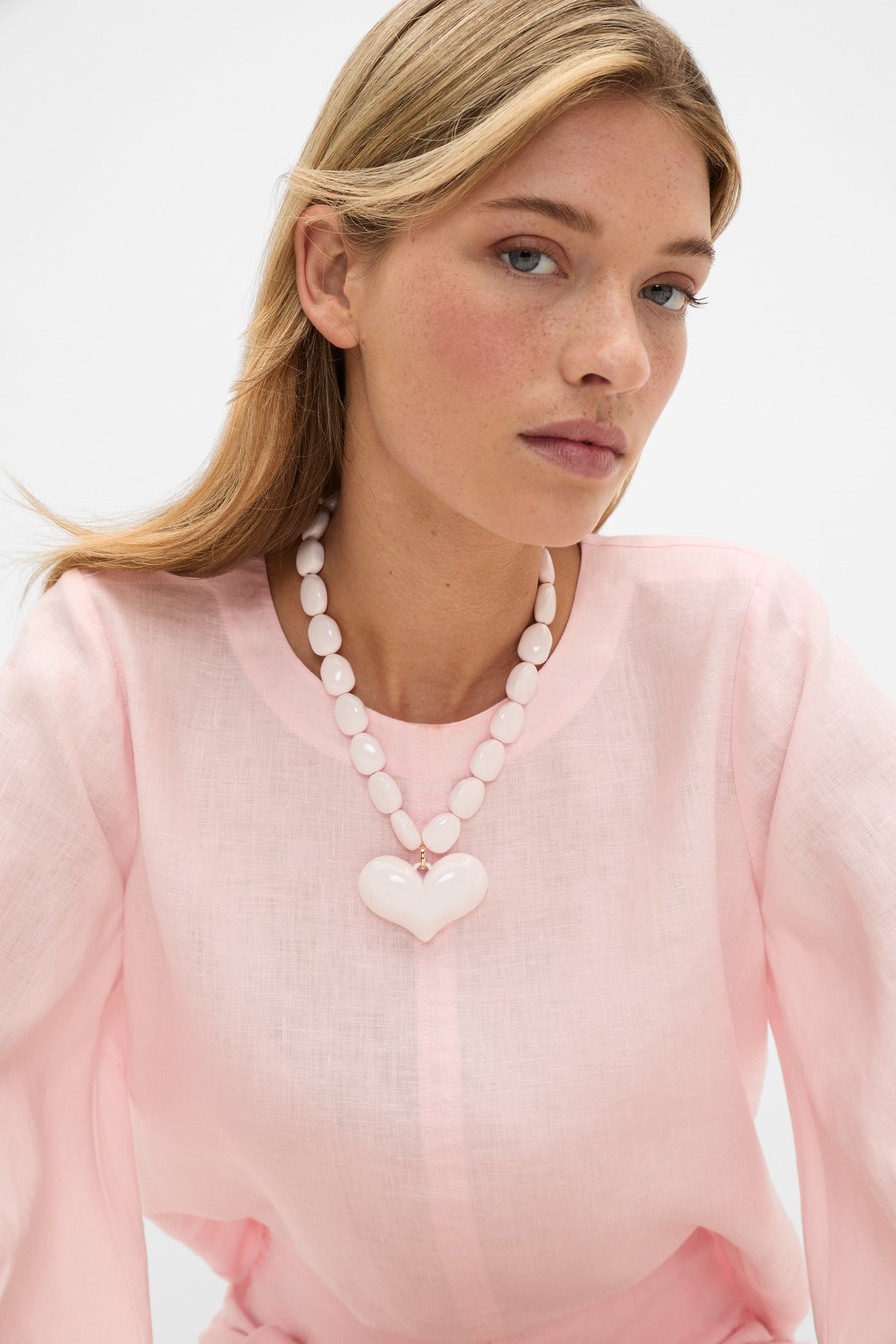 Beaded Heart Necklace