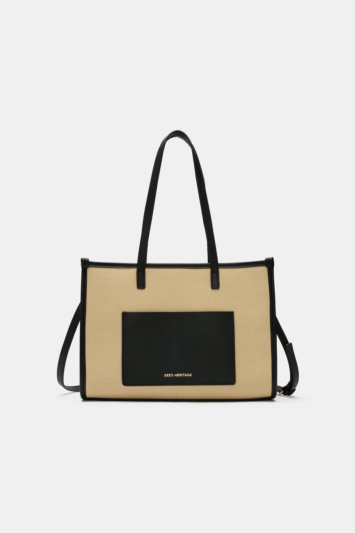 Leather Detail Carry All Mini Tote