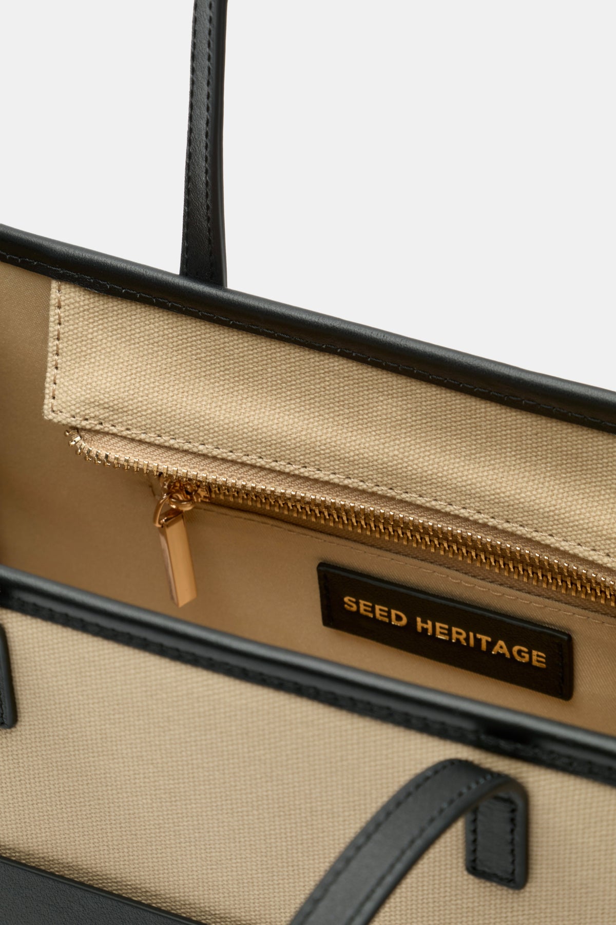 Leather Detail Carry All Mini Tote