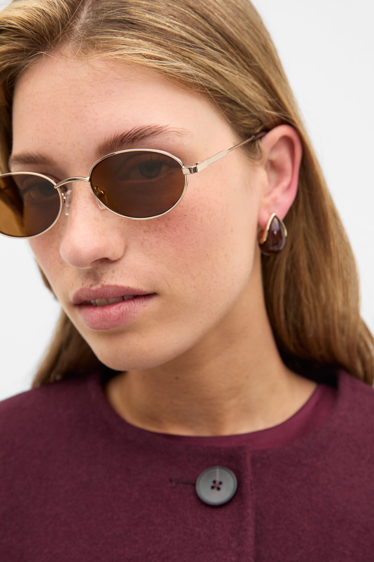 Lily Oval Sunglasses