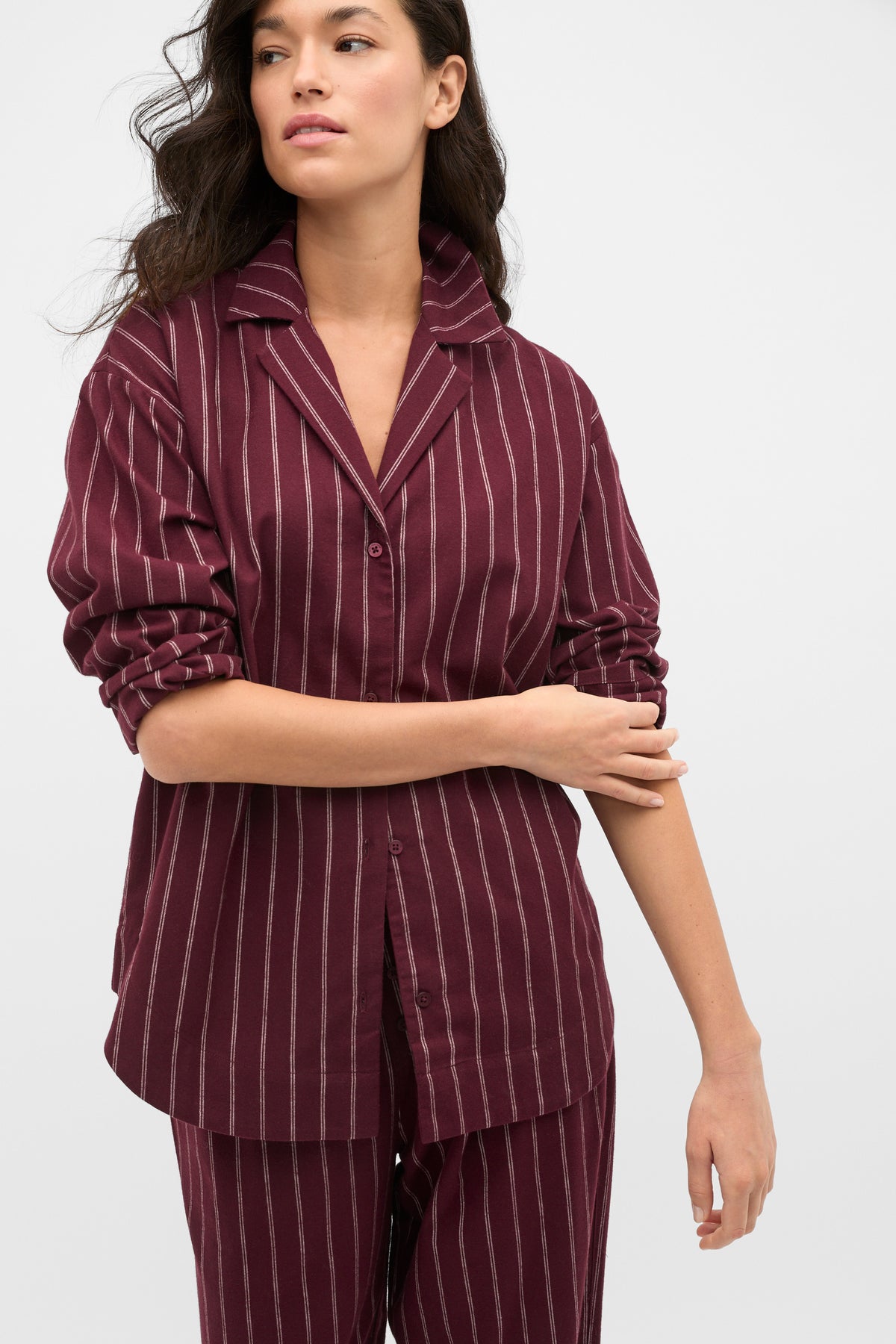 Flannelette Shirt and Pant PJ Set