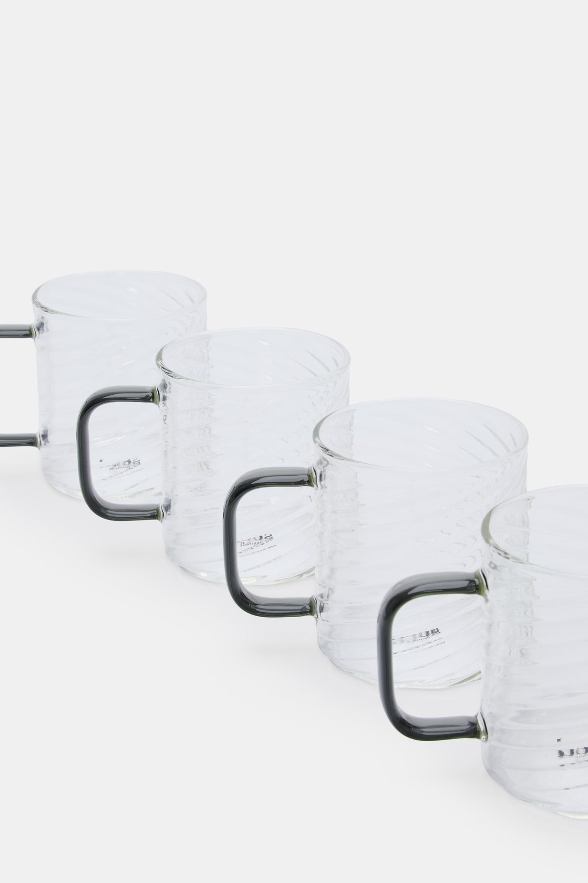 Aurora Glass Mug Set of 4