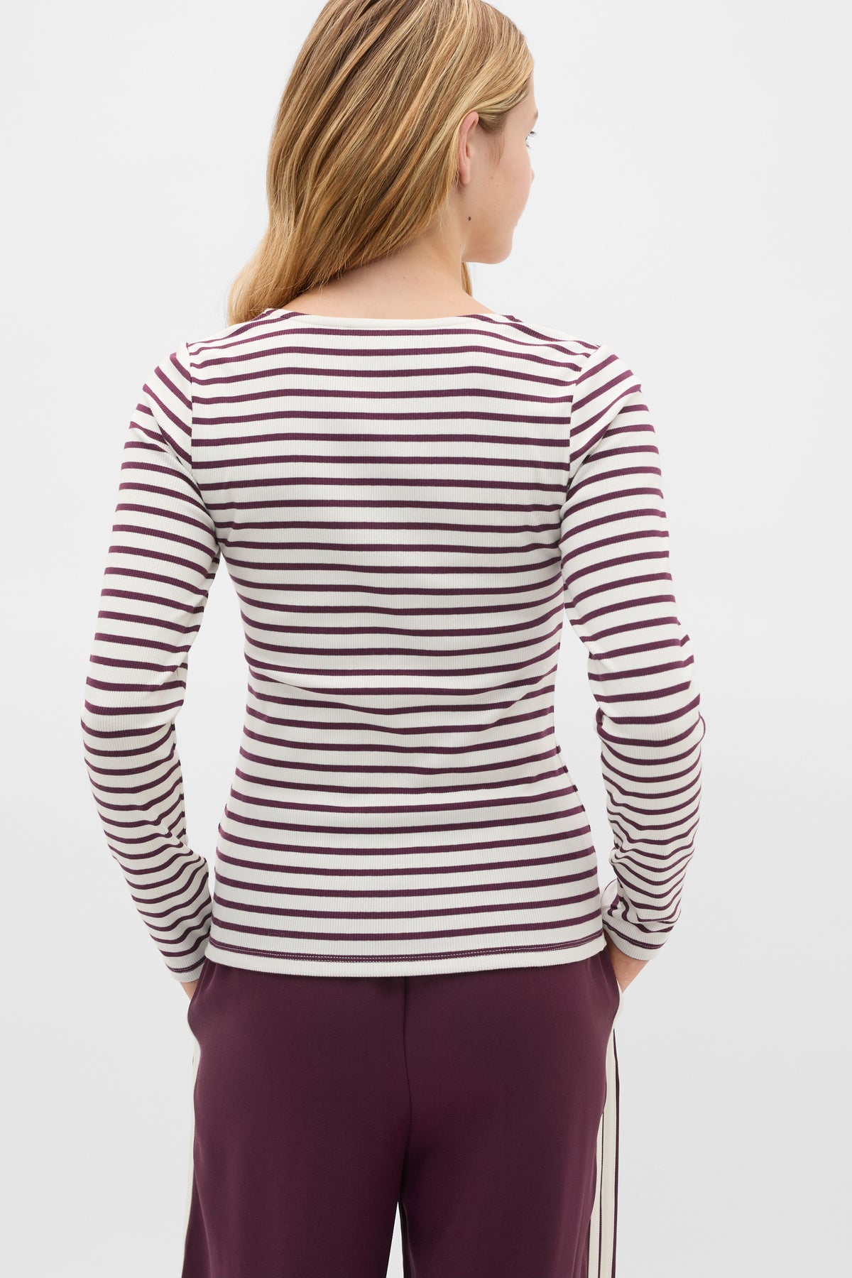 Square Neck Logo Tee