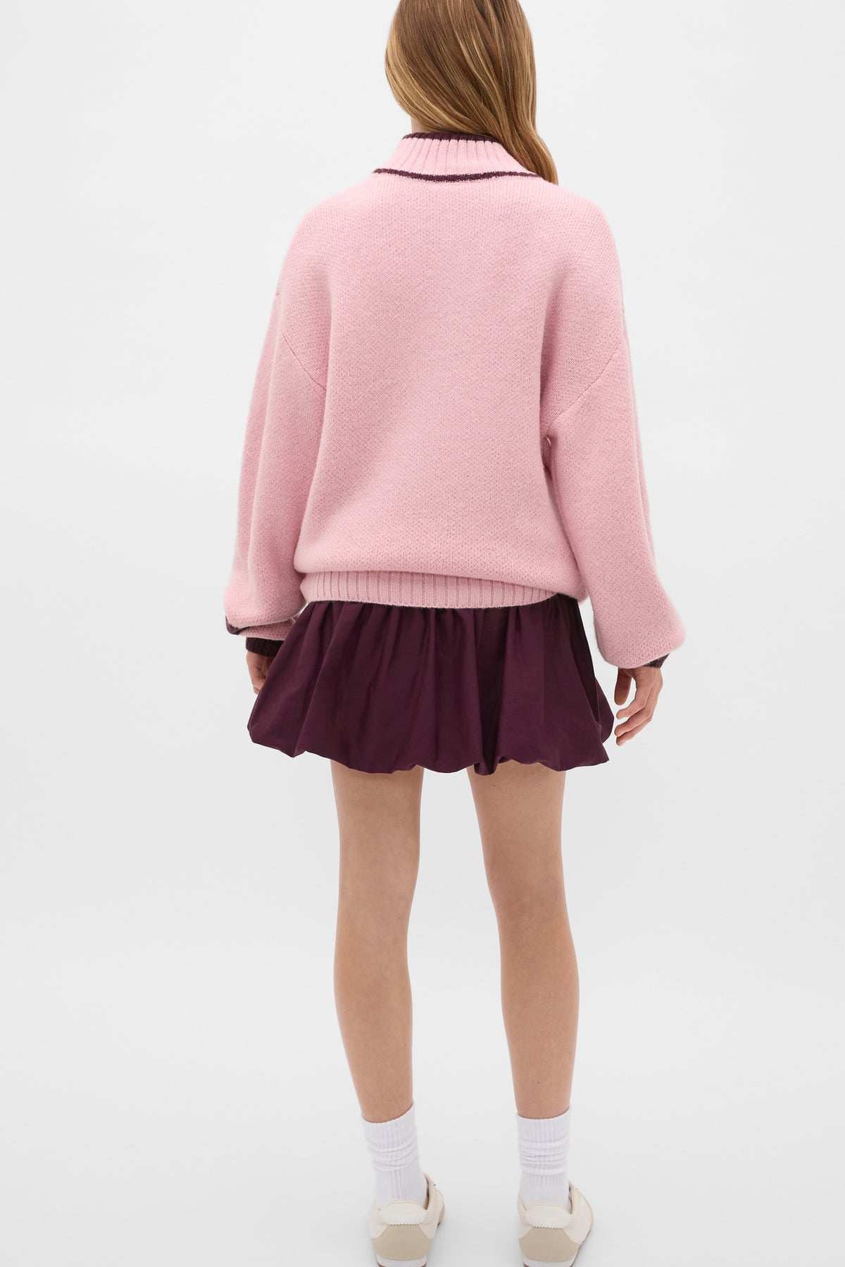 Sporty Quarter Zip Knit