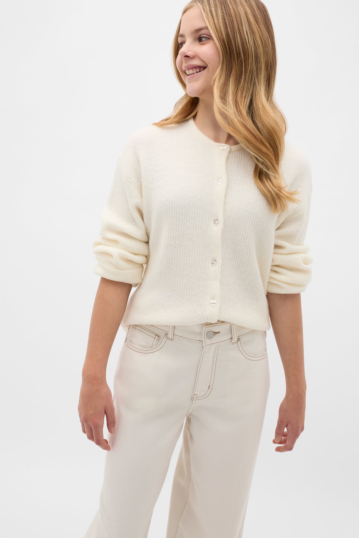Fluffy Knit Cardigan