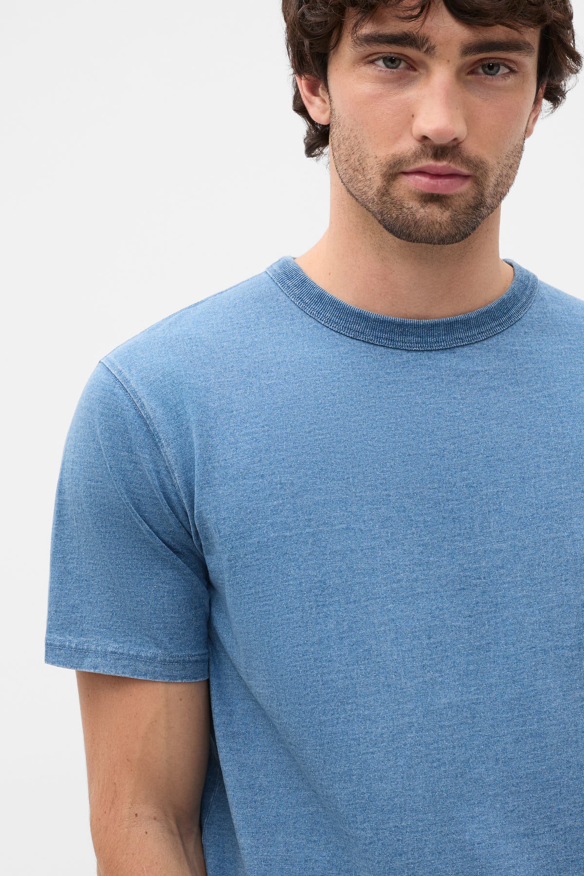 Indigo Crew Tee