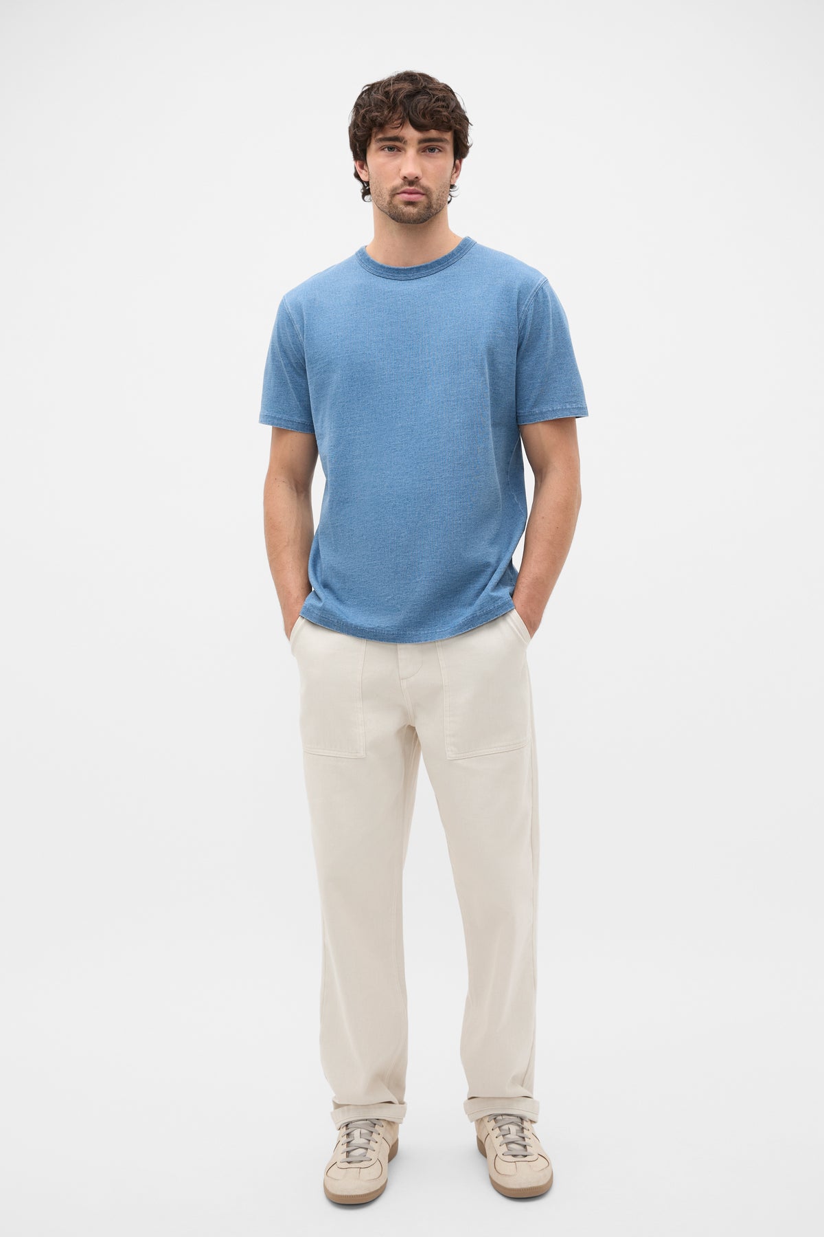 Indigo Crew Tee