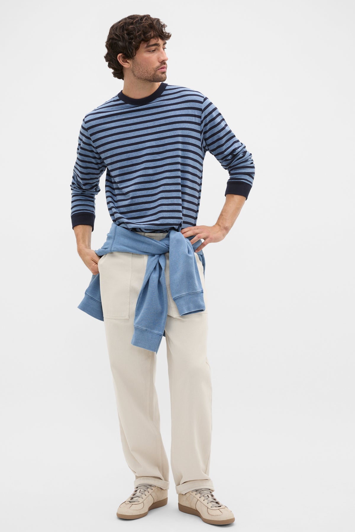 Long Sleeve Crew Neck Tee