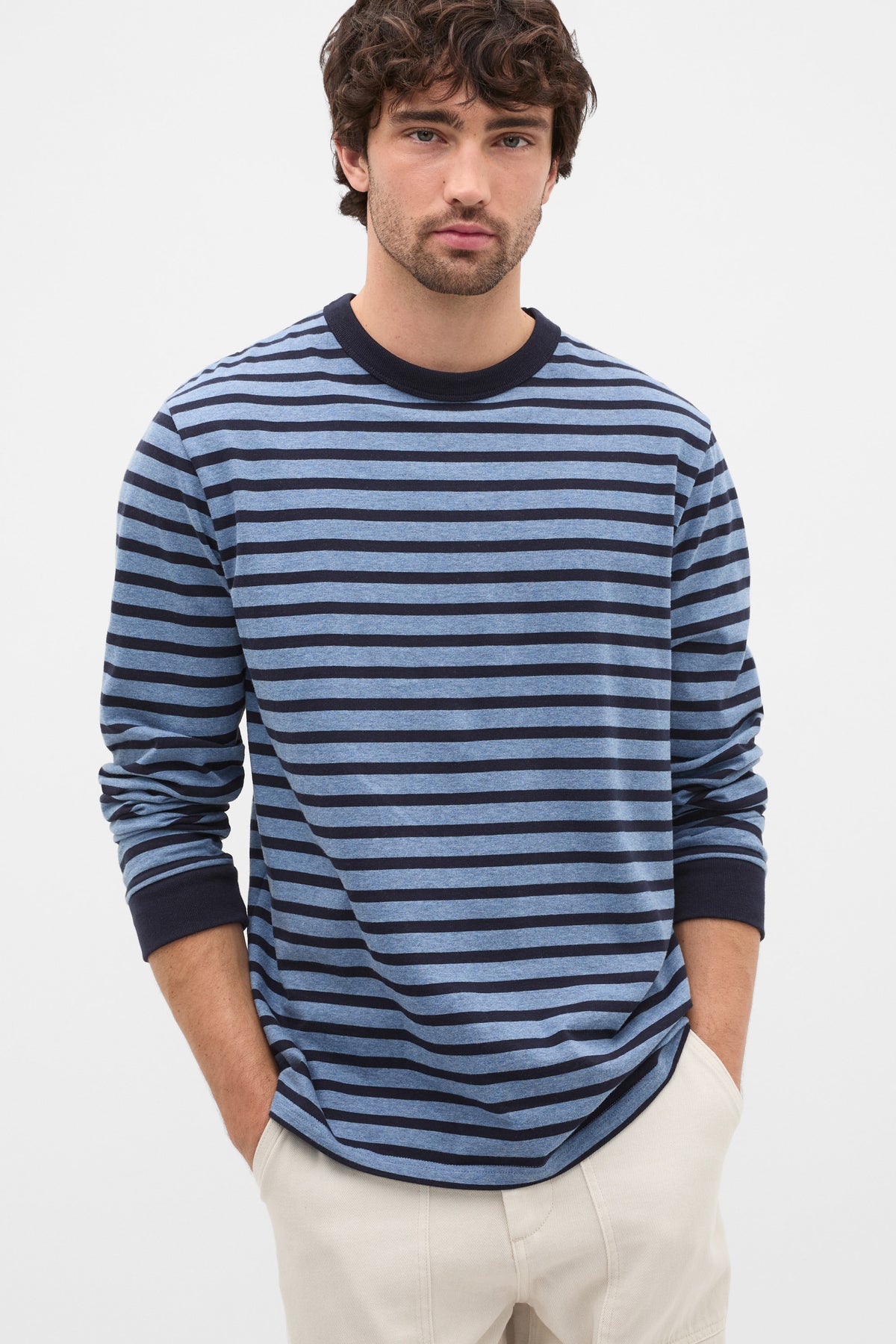 Long Sleeve Crew Neck Tee
