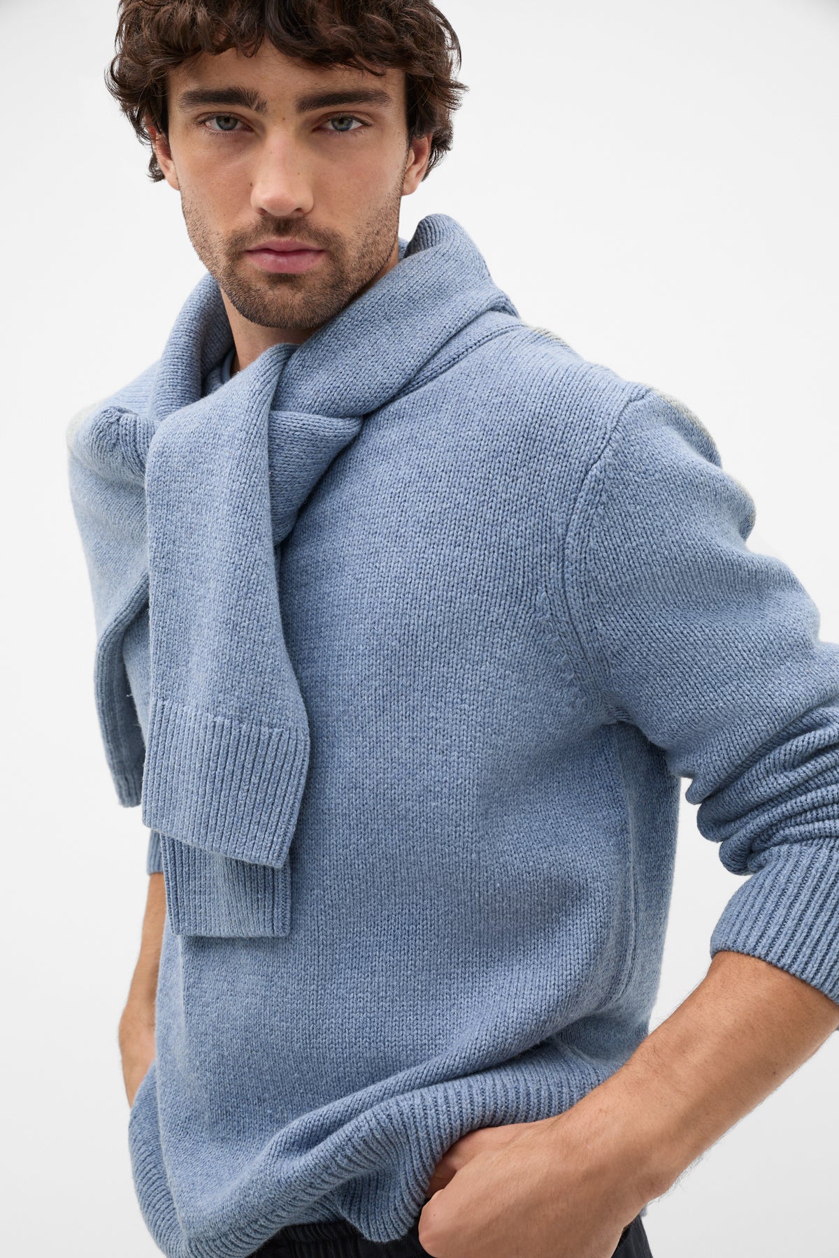 Wool Cotton Crew