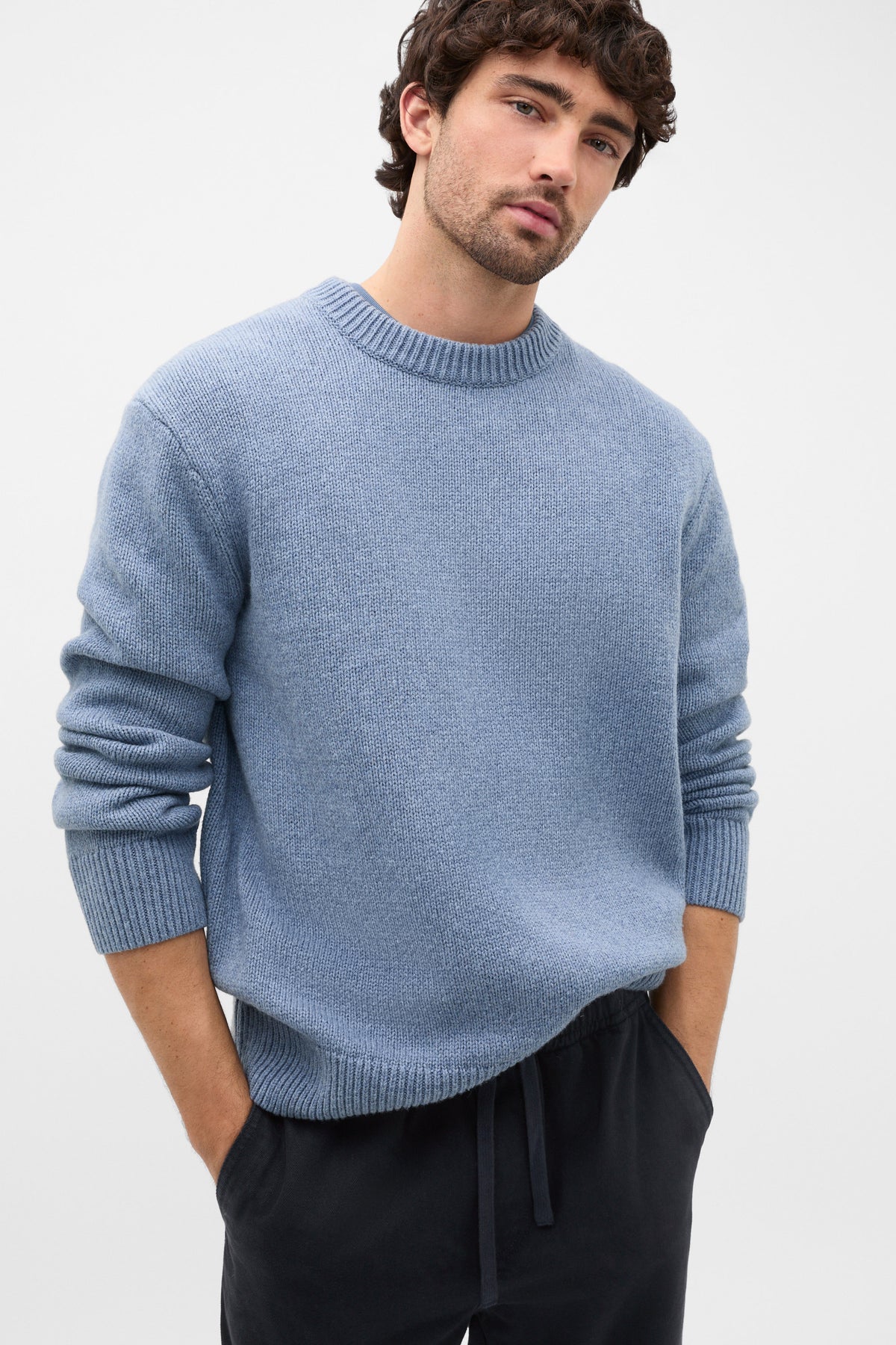Wool Cotton Crew