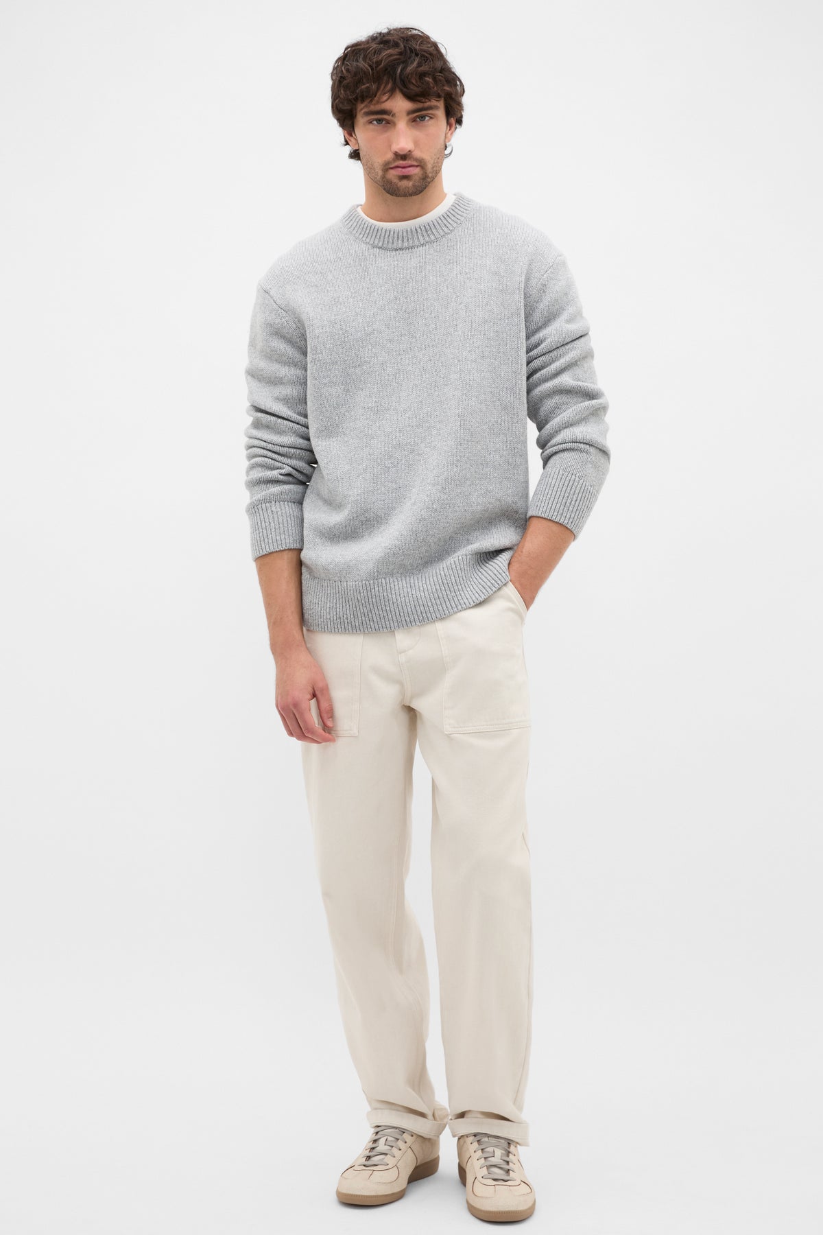 Wool Cotton Crew