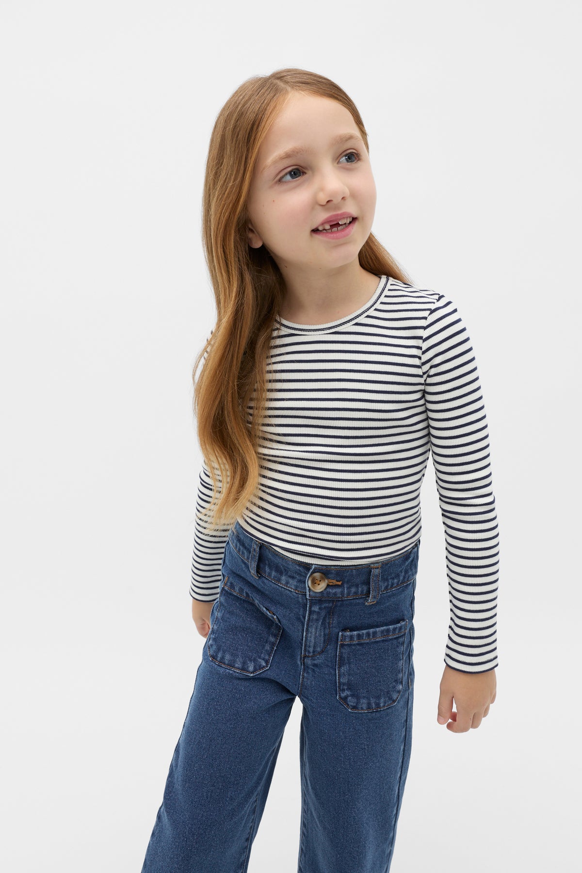 Stripe Rib Tee