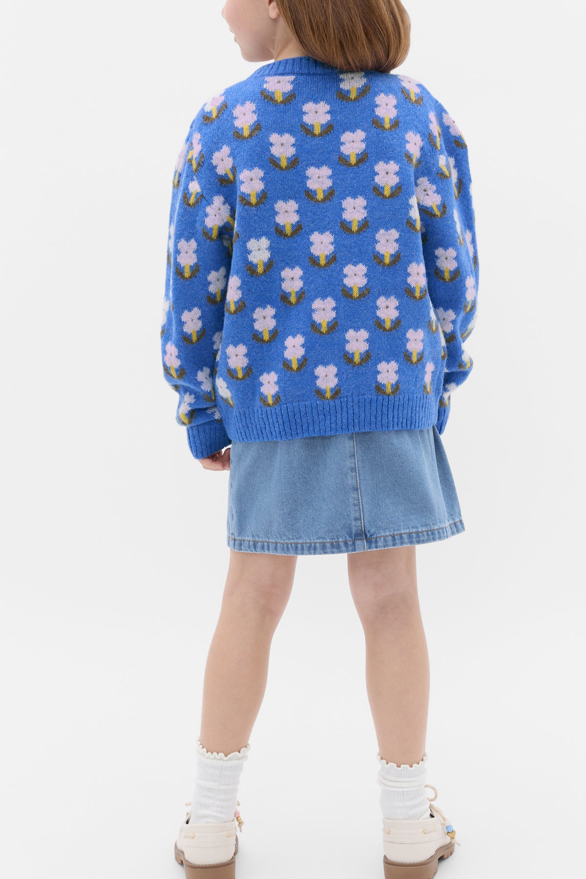 Floral Knit Sweater