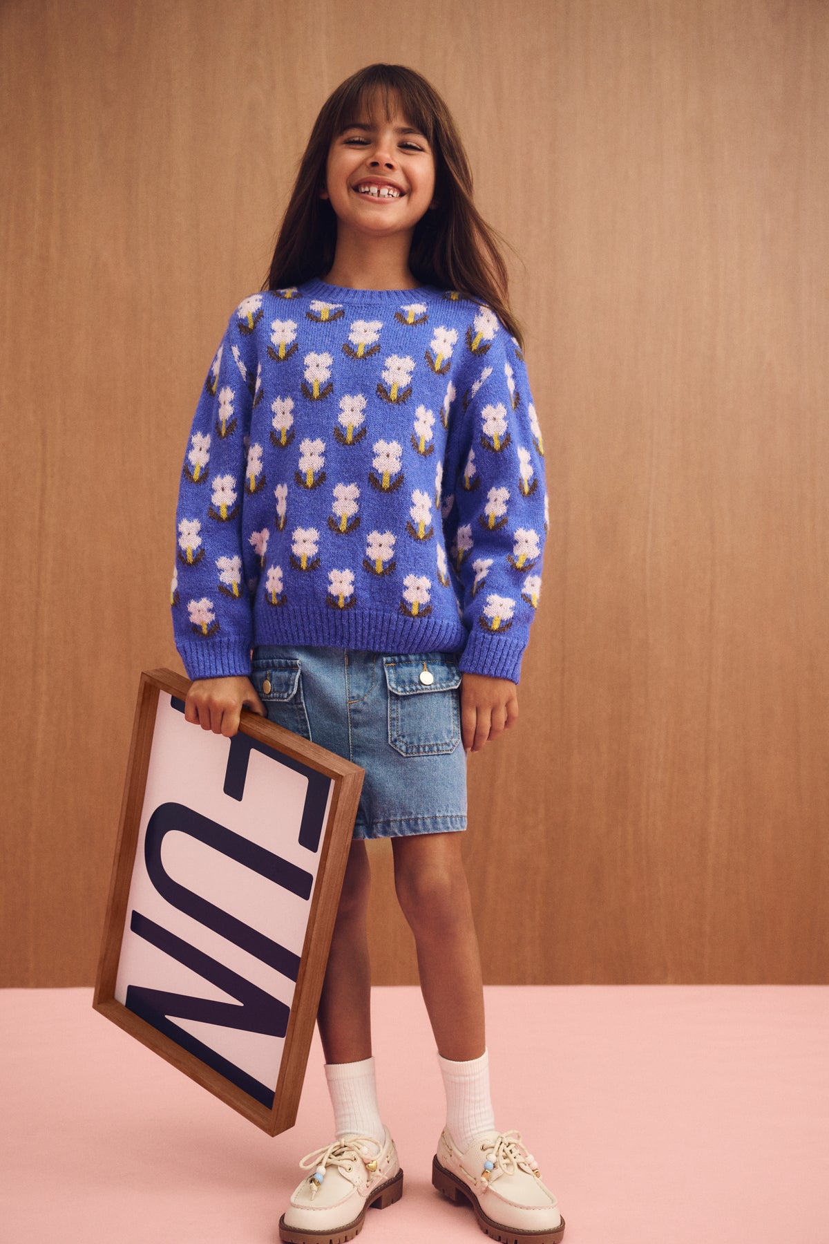 Floral Knit Sweater
