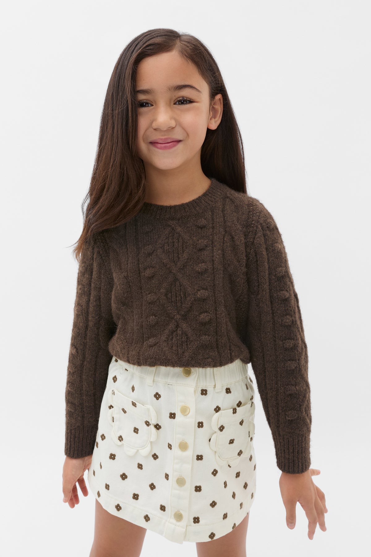 Bobble Knit Sweater