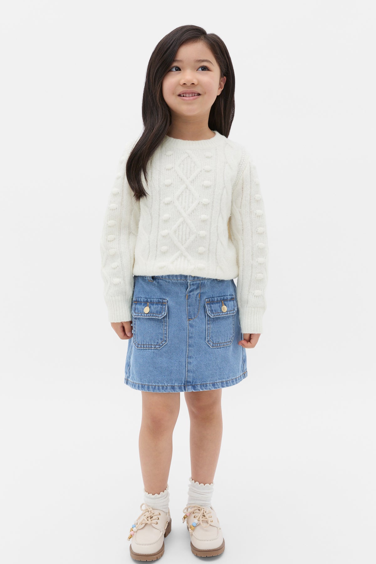 Bobble Knit Sweater