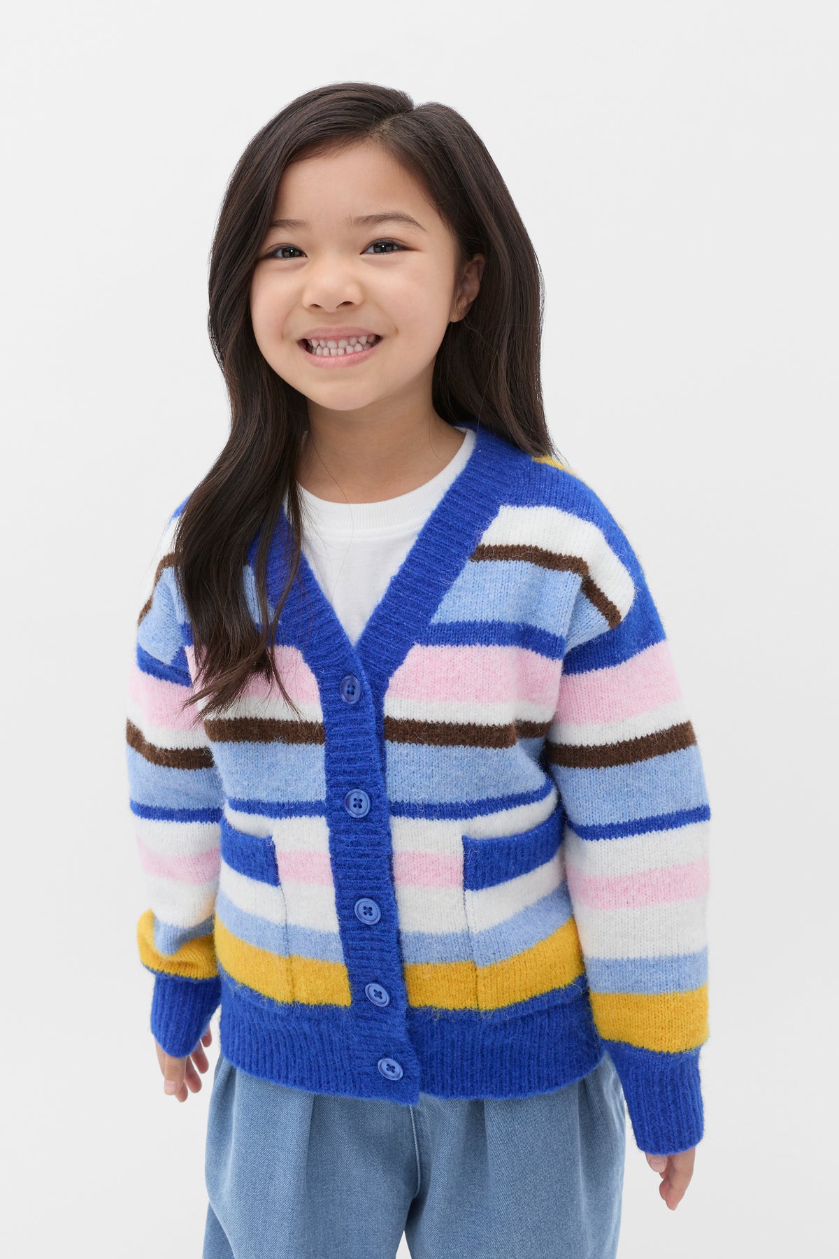 Stripe Knit Cardigan