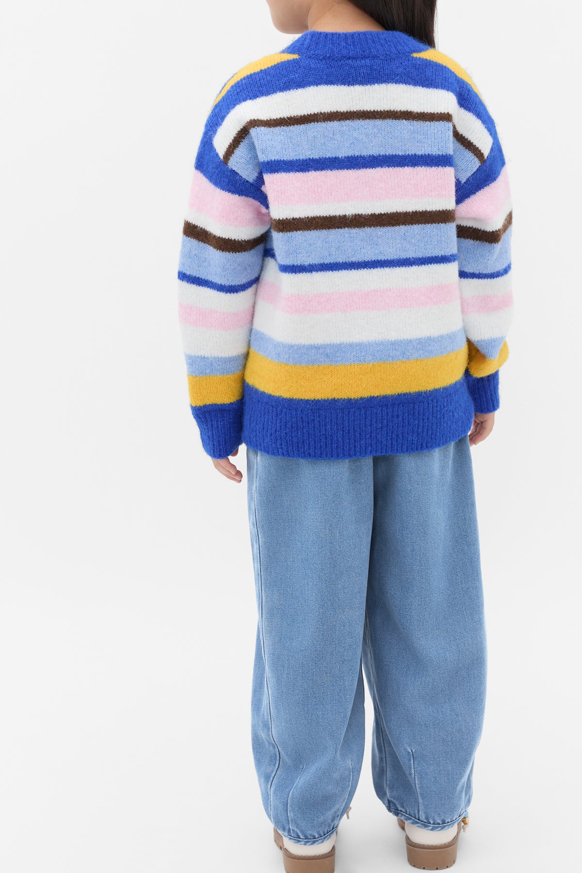 Stripe Knit Cardigan