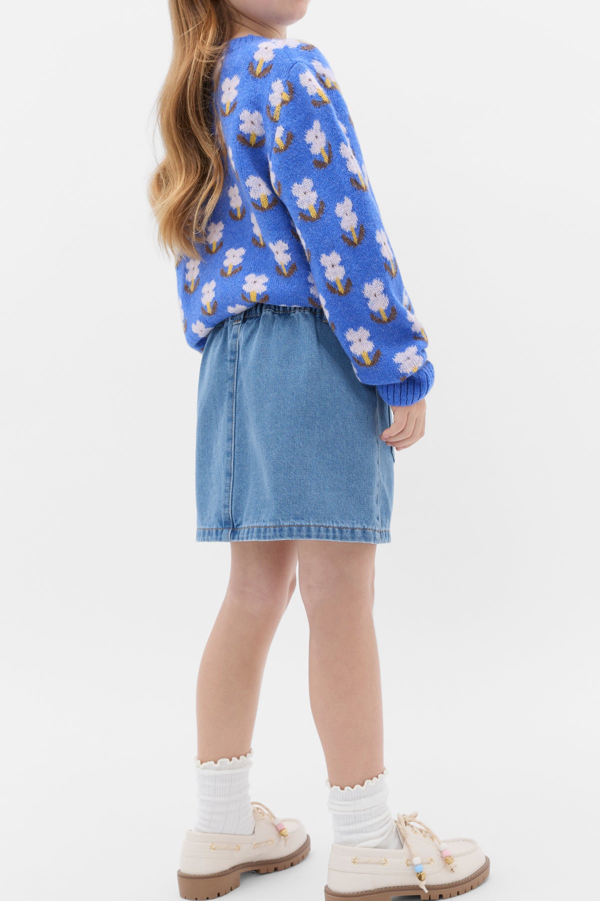 Denim Pocket Skirt
