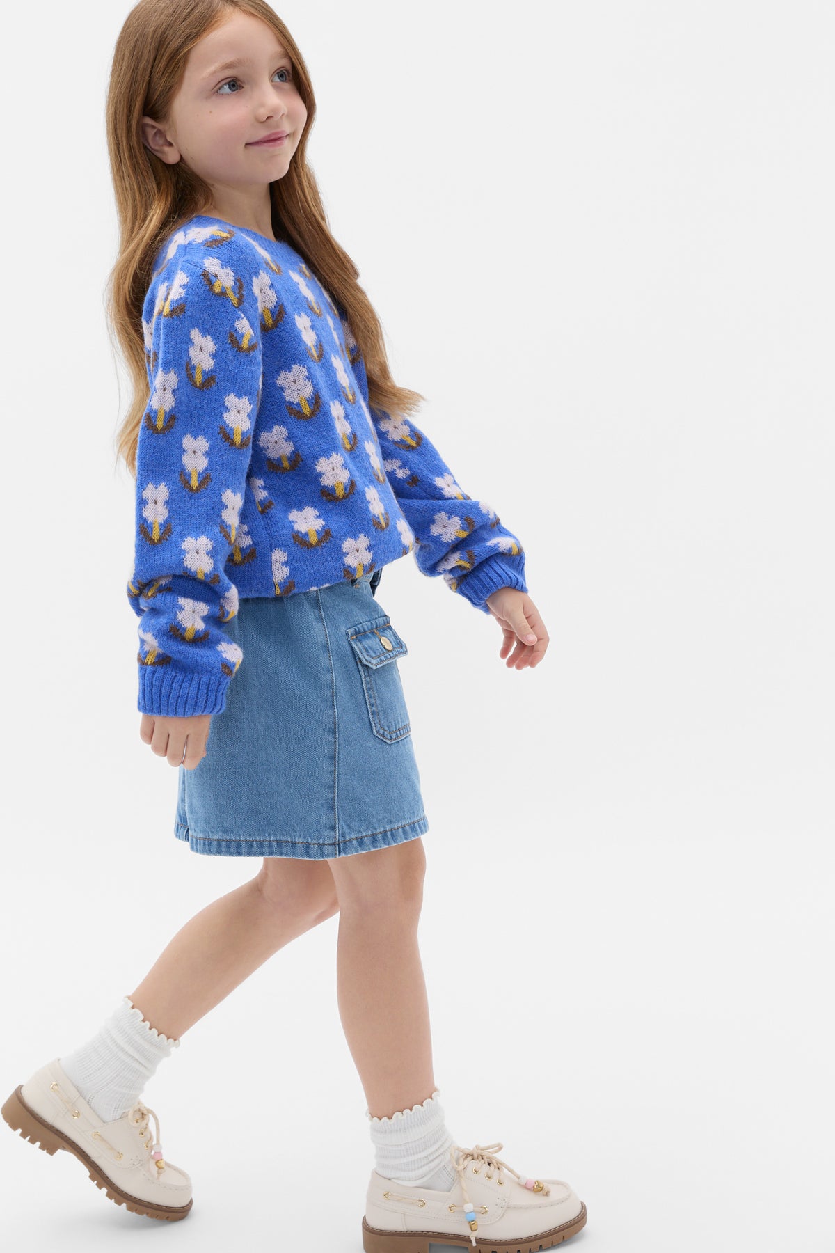 Denim Pocket Skirt