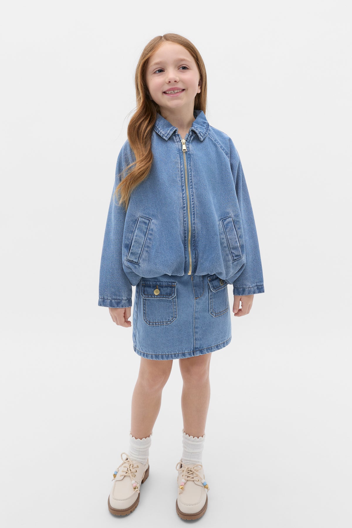 Denim Bomber Jacket