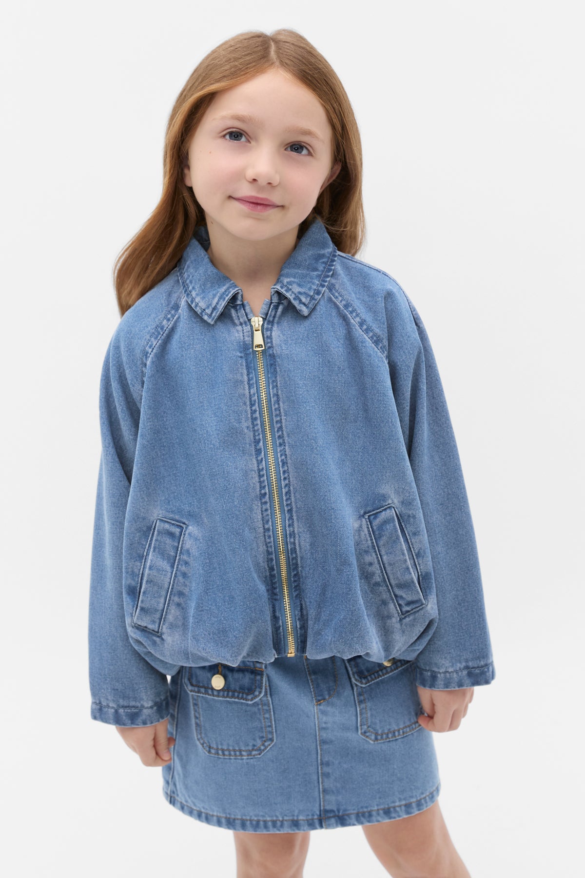 Denim Bomber Jacket