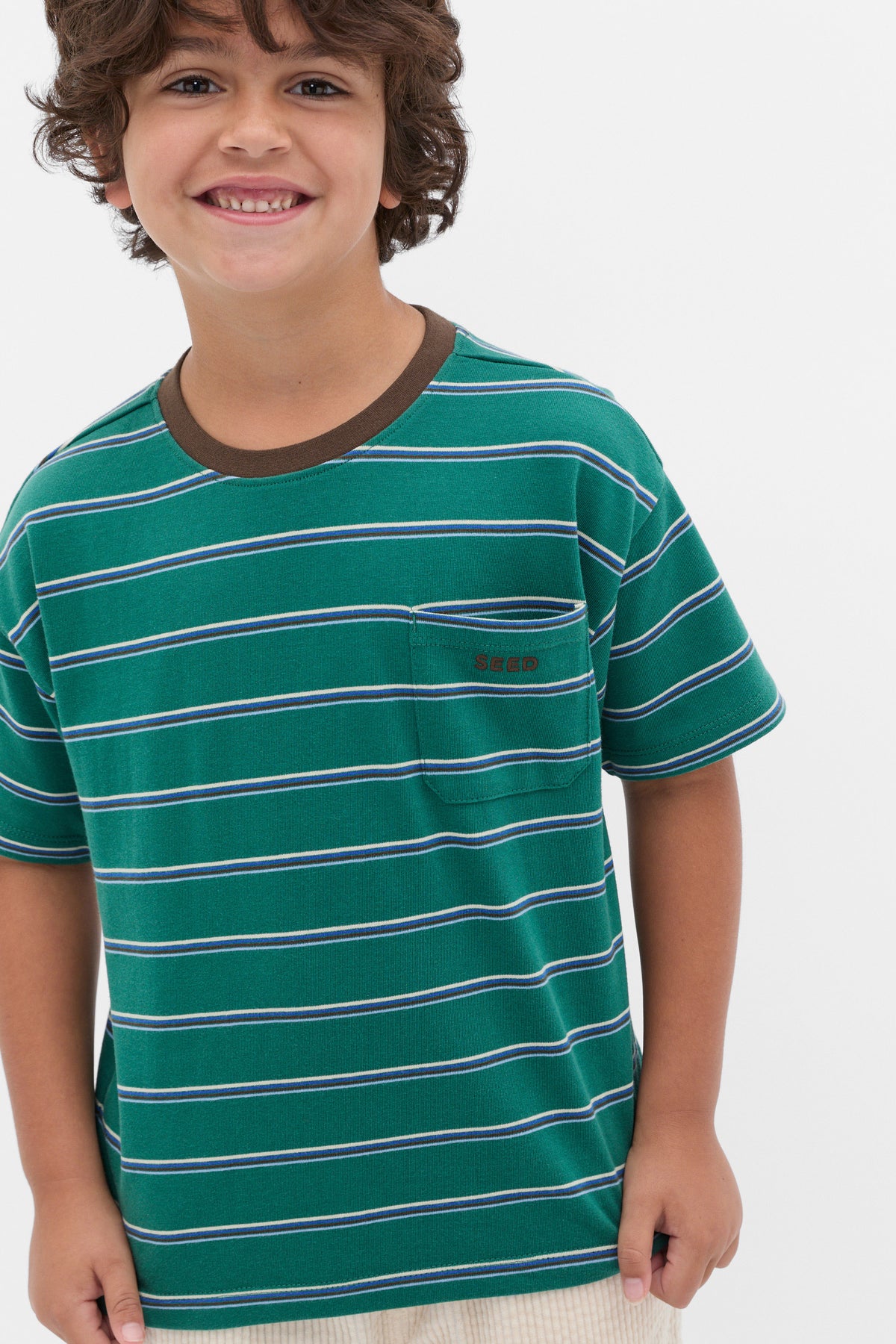 Stripe Pocket Tee