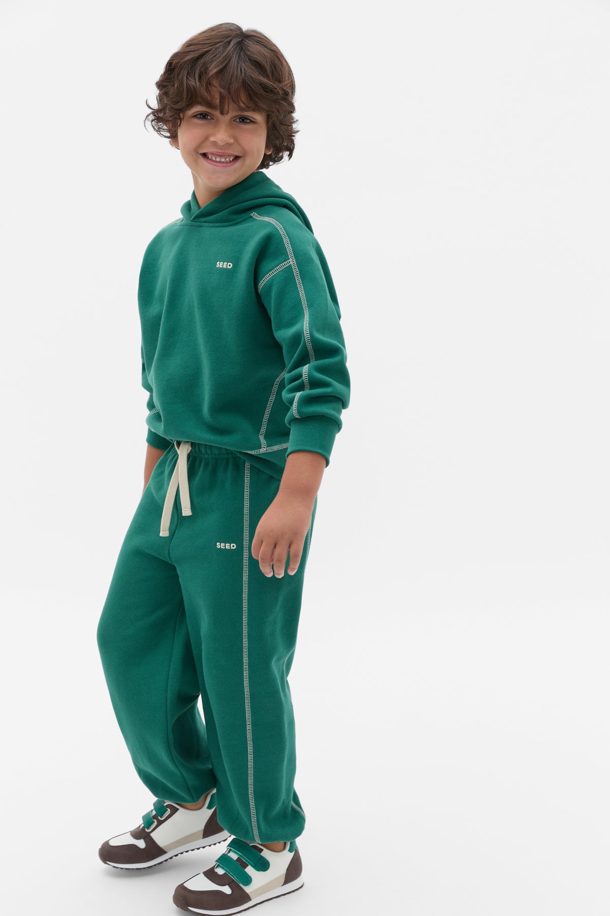 Contrast Stitch Hoodie