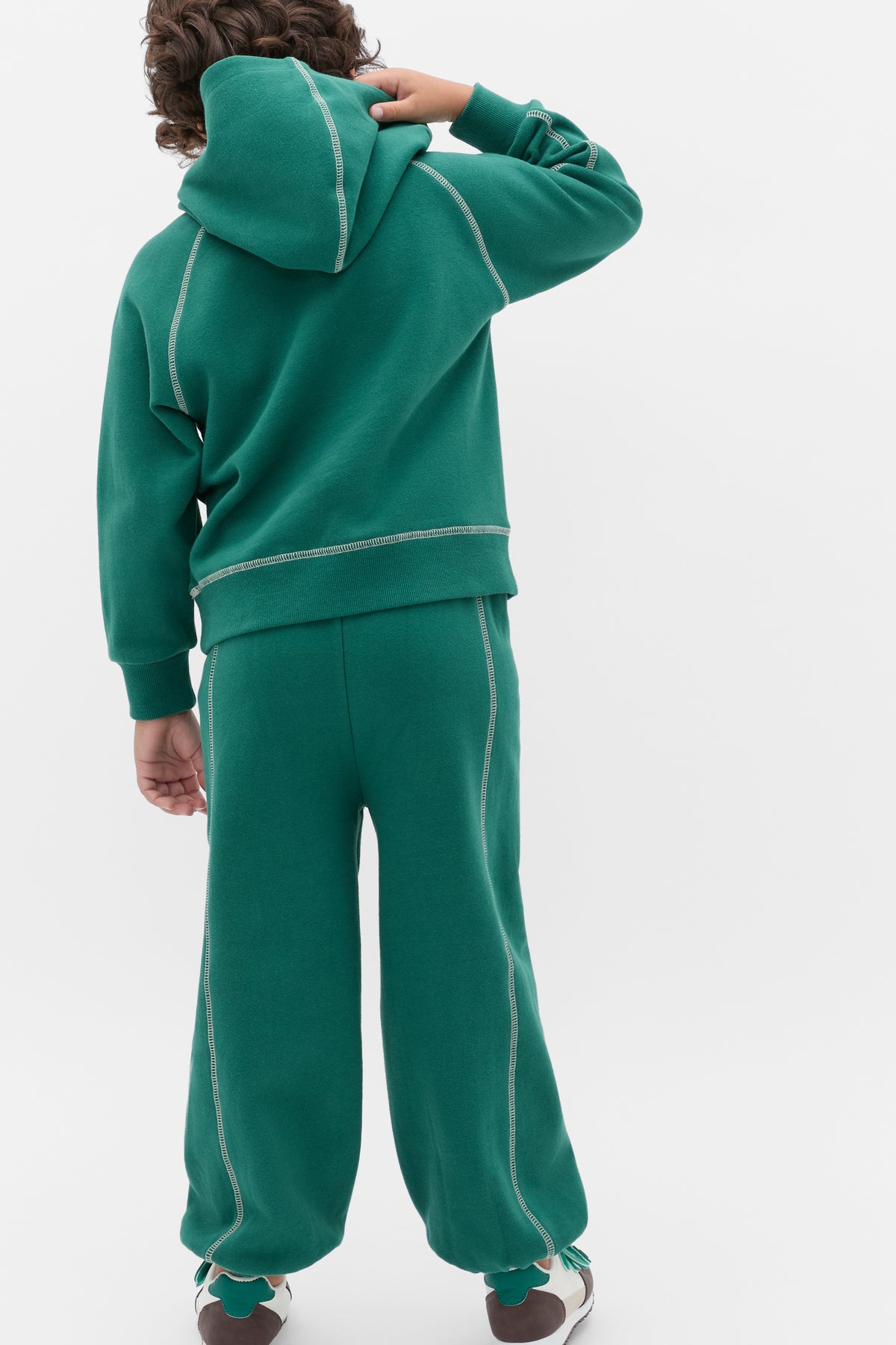 Contrast Stitch Hoodie