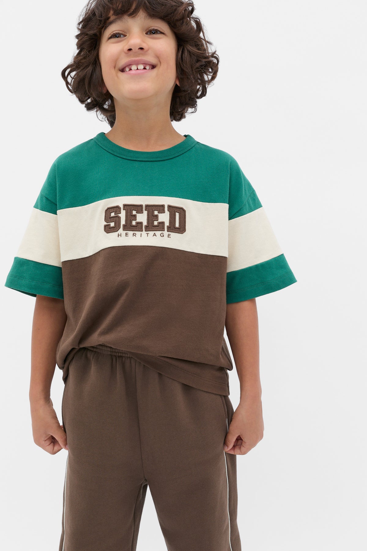 Colourblock  Logo Tee