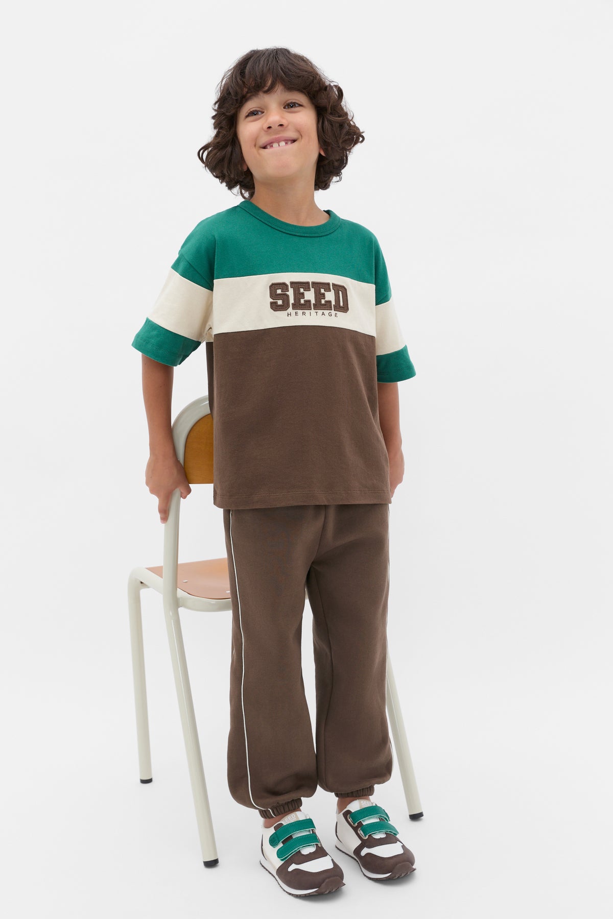 Colourblock  Logo Tee
