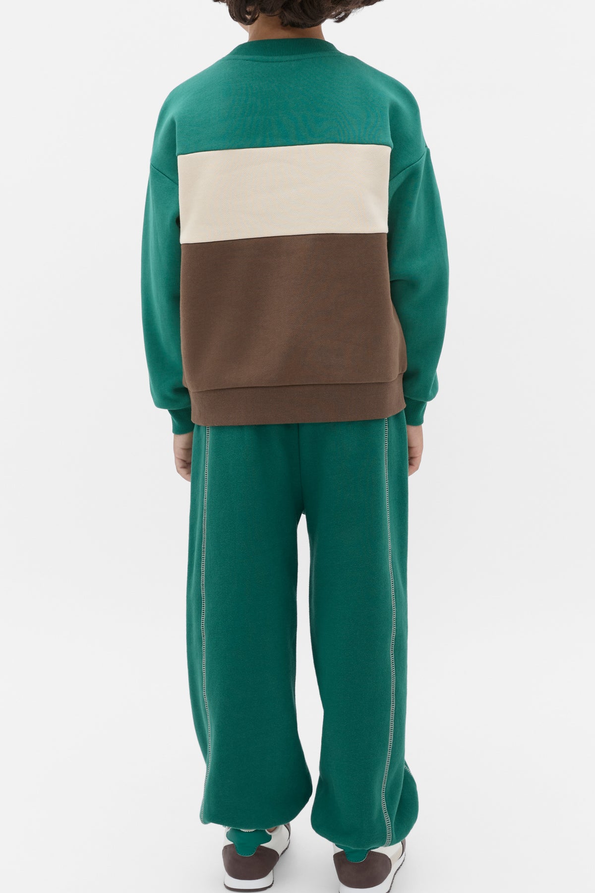 Colourblock Logo Sweat